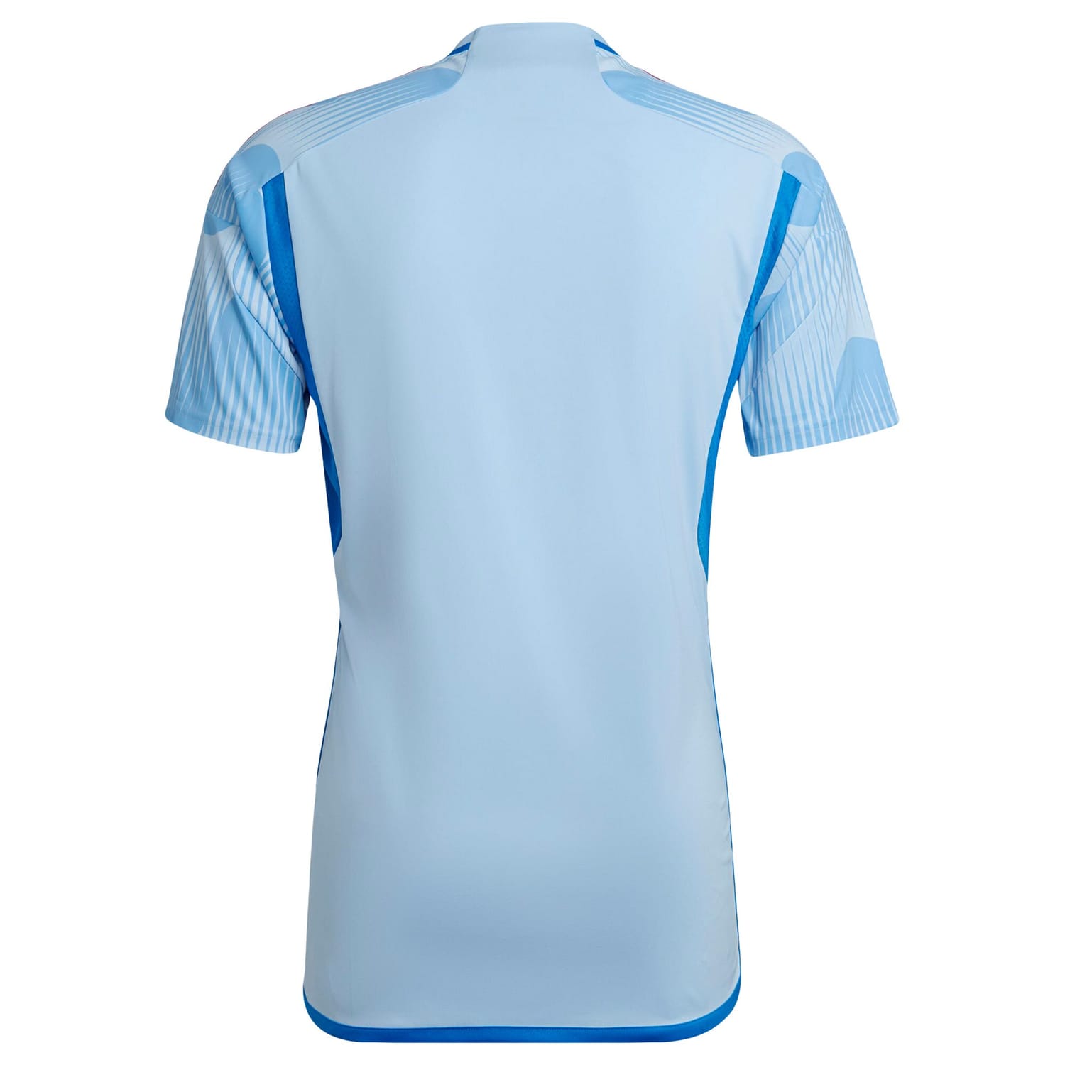 Spain National Team Away Jersey Shirt Blue 2022-23 for Men