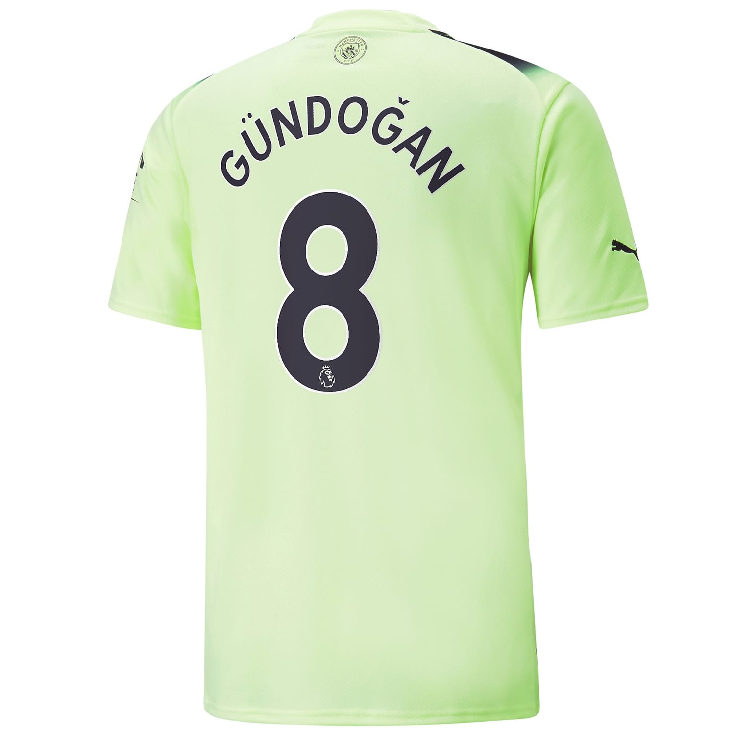 Premier League Manchester City Third Jersey Shirt Black 2022-23 player Ilkay Gündogan printing for Men