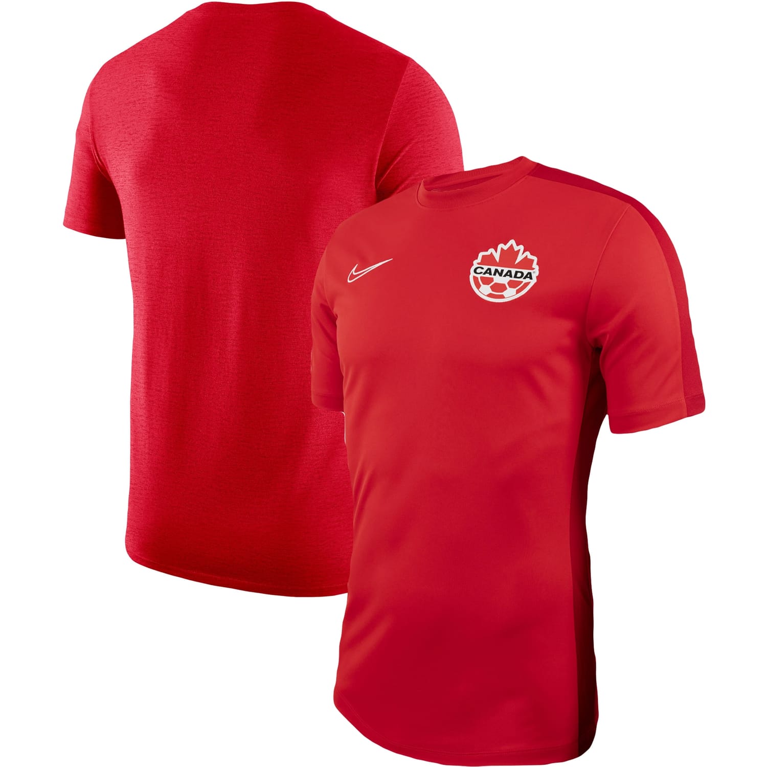 Canada Soccer Training Jersey Shirt Red for Men