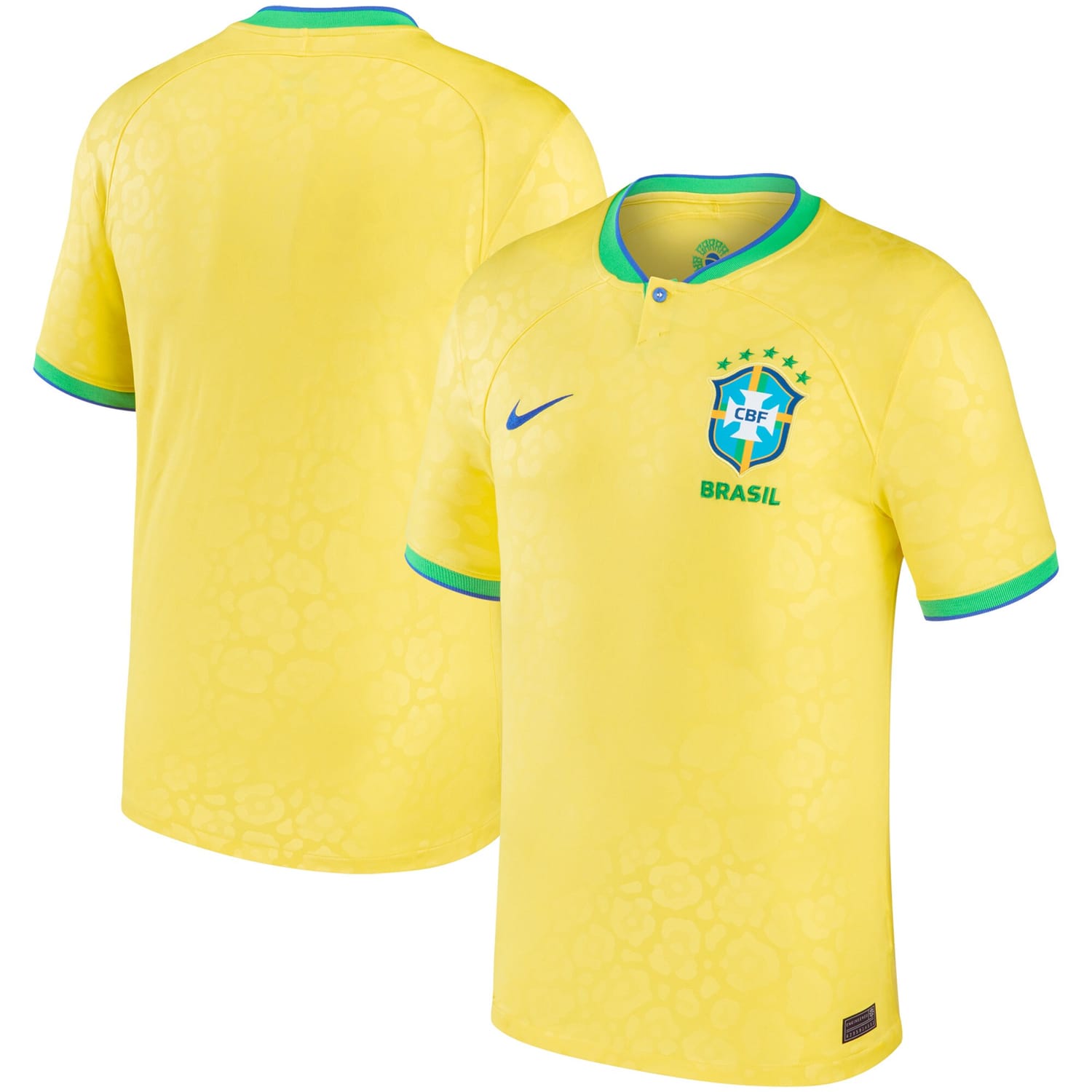 Brazil National Team Home Jersey Shirt Yellow 2022-23 for Men