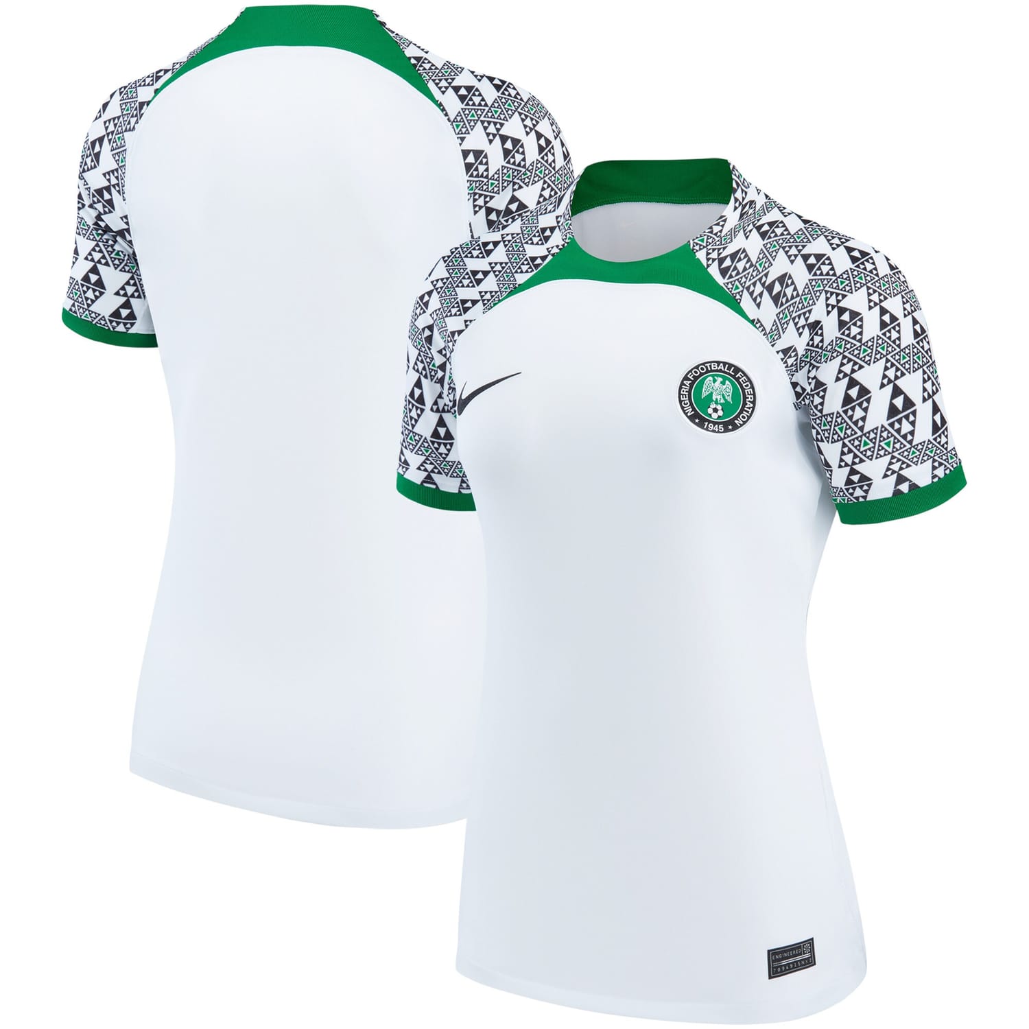 Nigeria National Team Away Jersey Shirt White 2022-23 for Women
