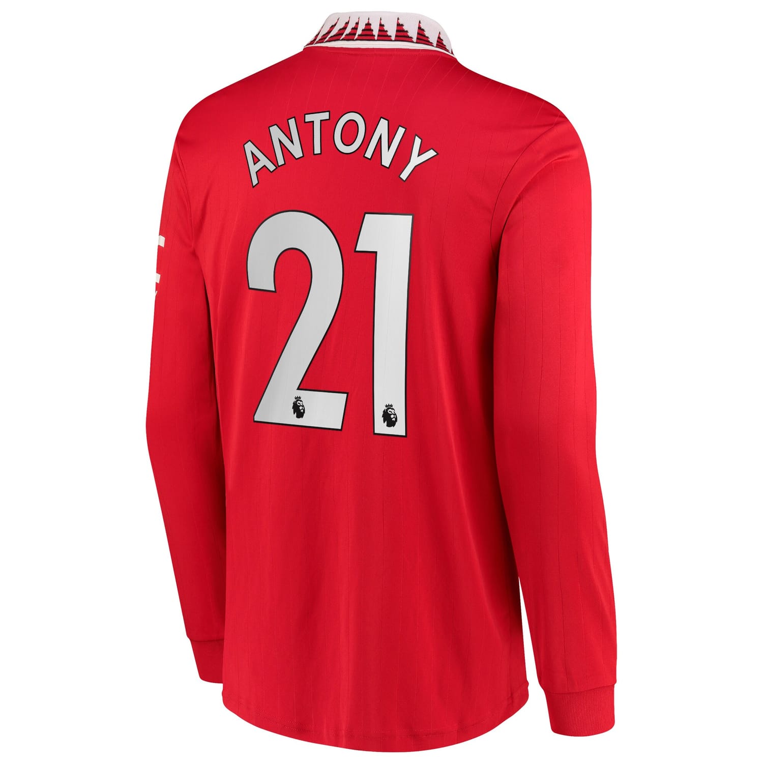 Premier League Manchester United Home Jersey Shirt Long Sleeve Red 2022-23 player Antony printing for Men