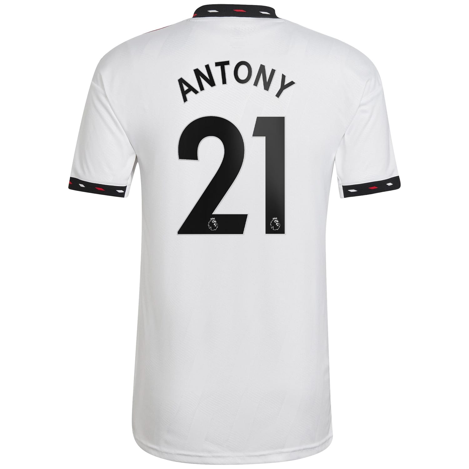 Premier League Manchester United Away Jersey Shirt White 2022-23 player Antony printing for Men