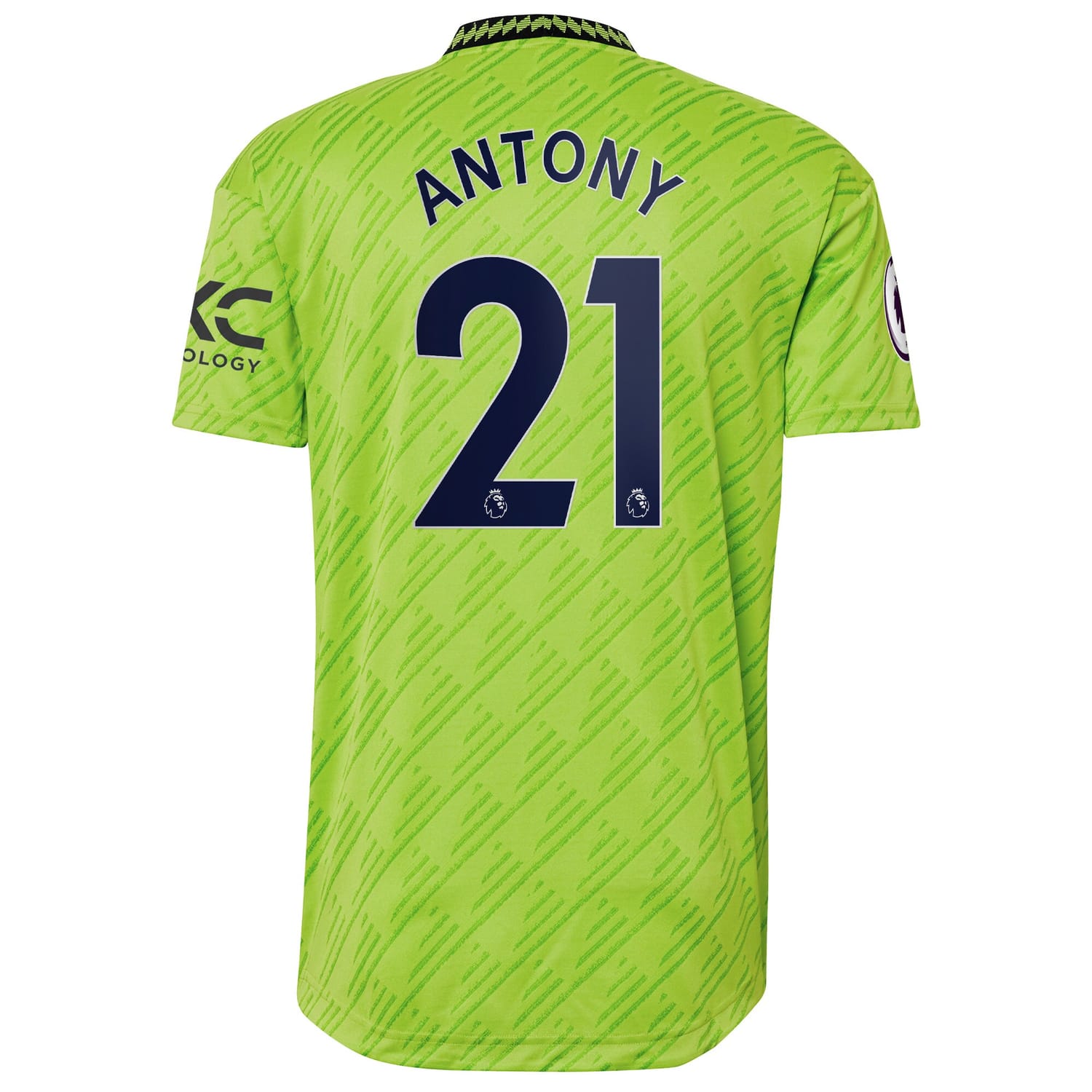 Premier League Manchester United Third Authentic Jersey Shirt Neon Green 2022-23 player Antony printing for Men