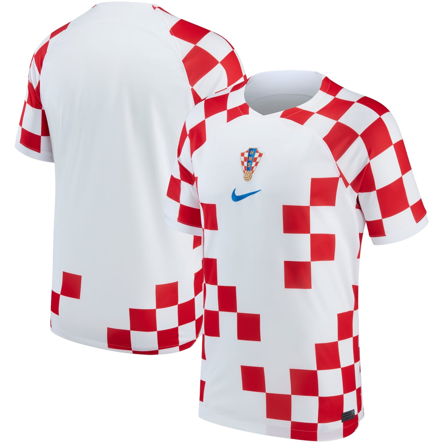 Croatia National Team Home Jersey Shirt White 2022-23 for Men