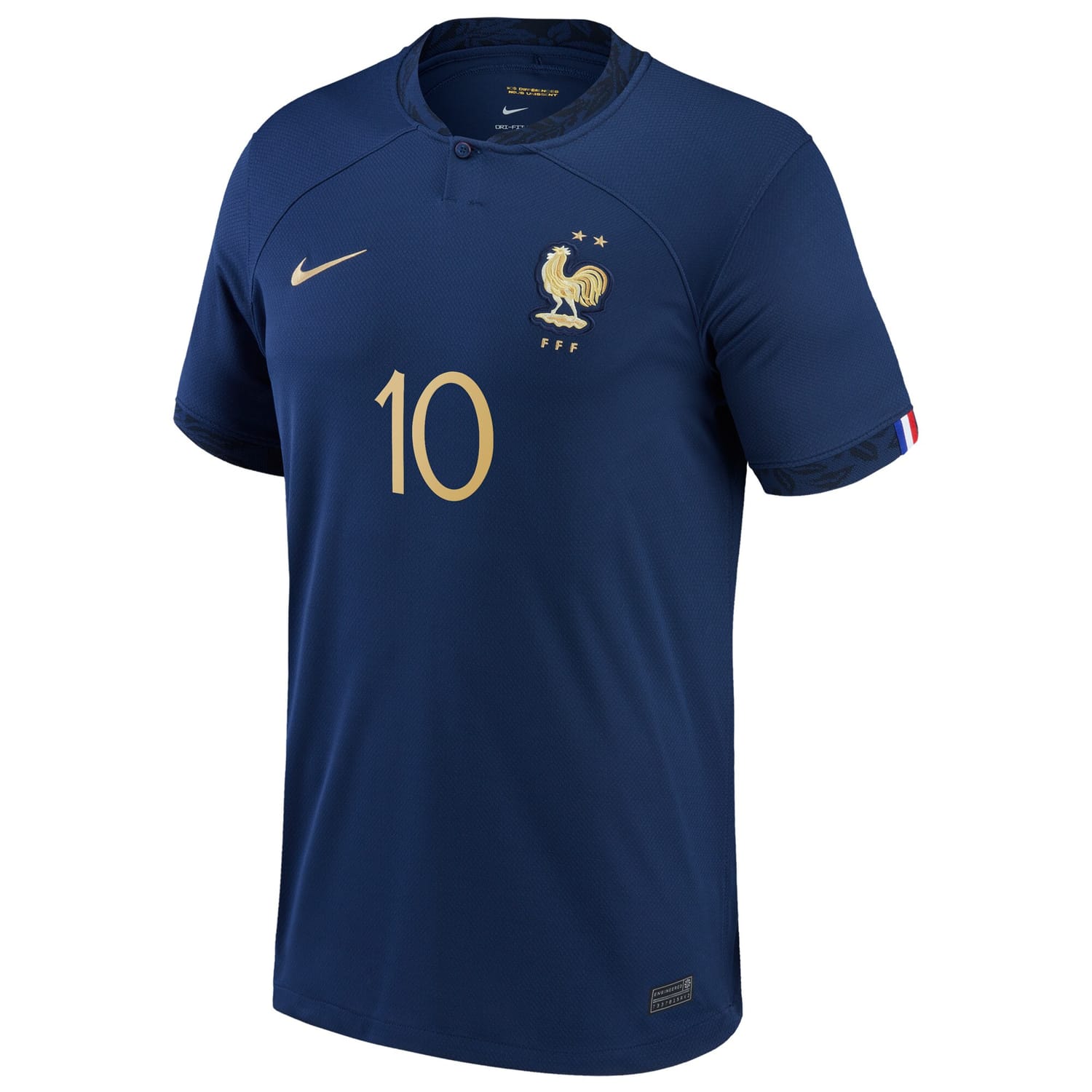 France National Team Home Jersey Shirt Navy 2022-23 player Kylian Mbappe printing for Men