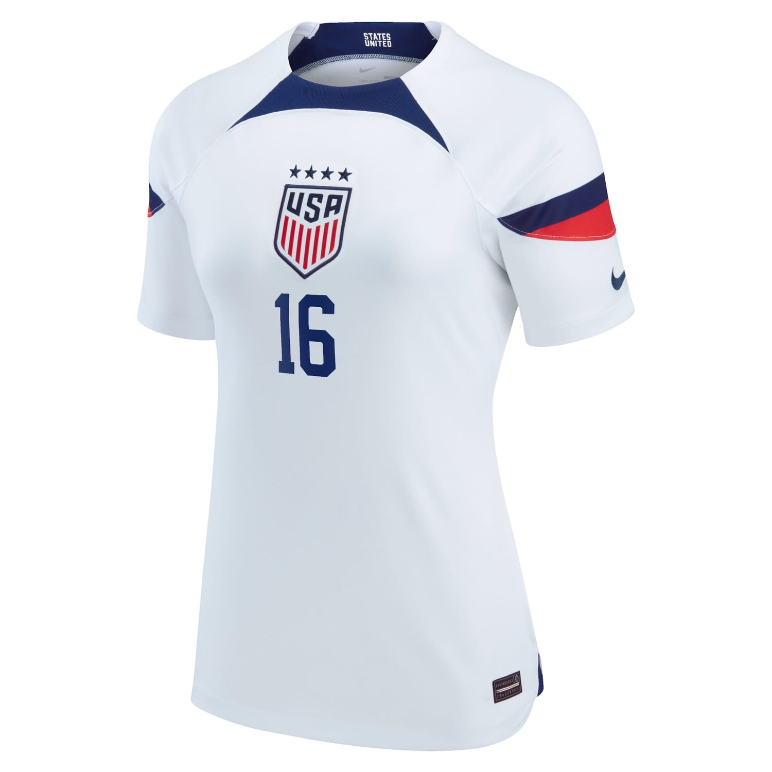 USWNT Home Jersey Shirt White 2022-23 player Rose Lavelle printing for Women