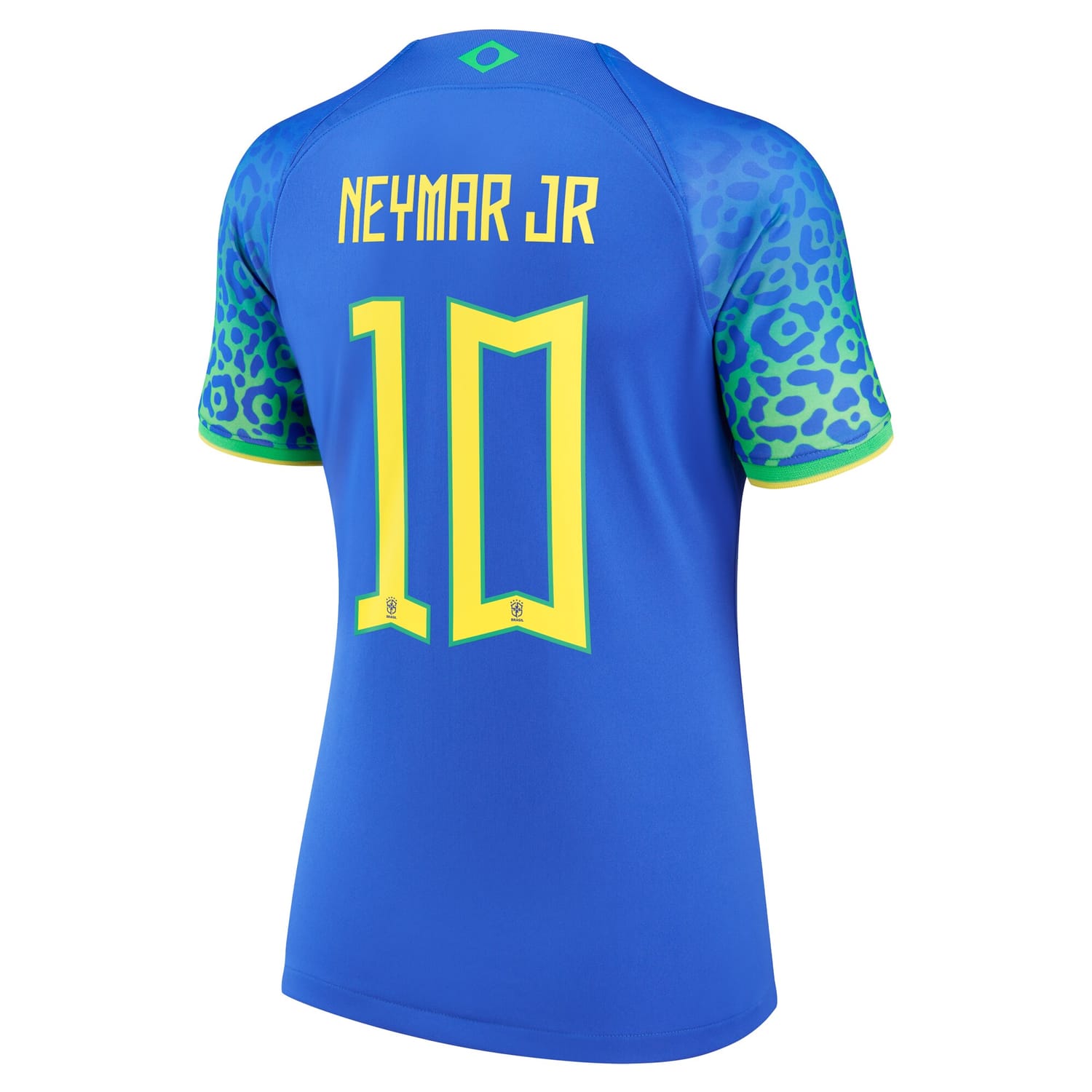 Brazil National Team Away Jersey Shirt Blue 2022-23 player Neymar Jr. printing for Women