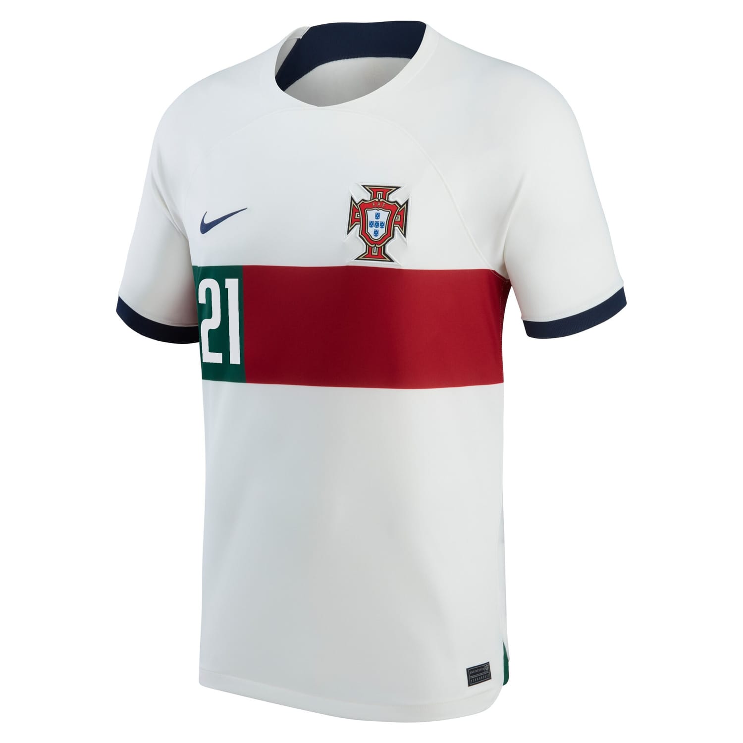 Portugal National Team Away Jersey Shirt White 2022-23 player Diogo Jota printing for Men