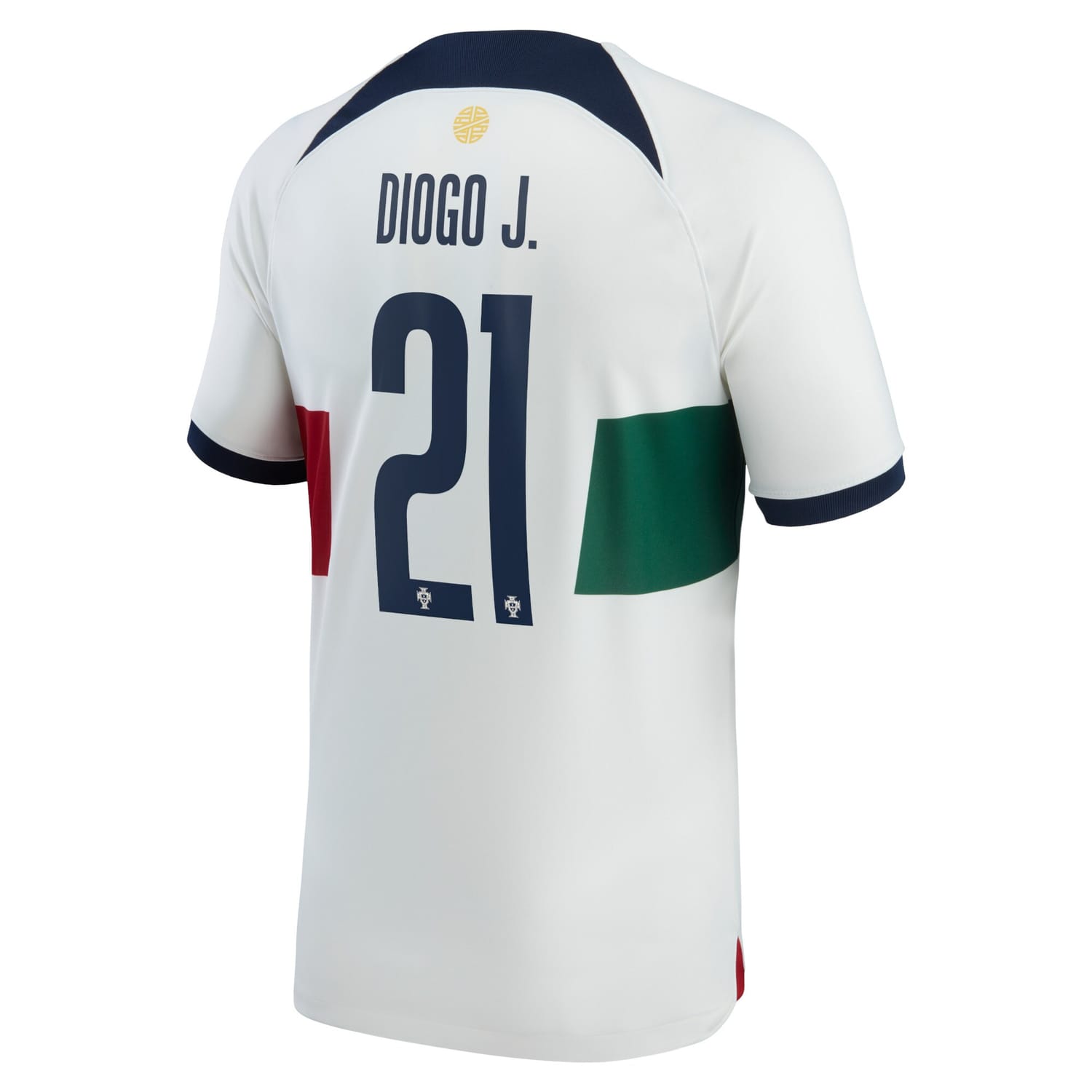 Portugal National Team Away Jersey Shirt White 2022-23 player Diogo Jota printing for Men