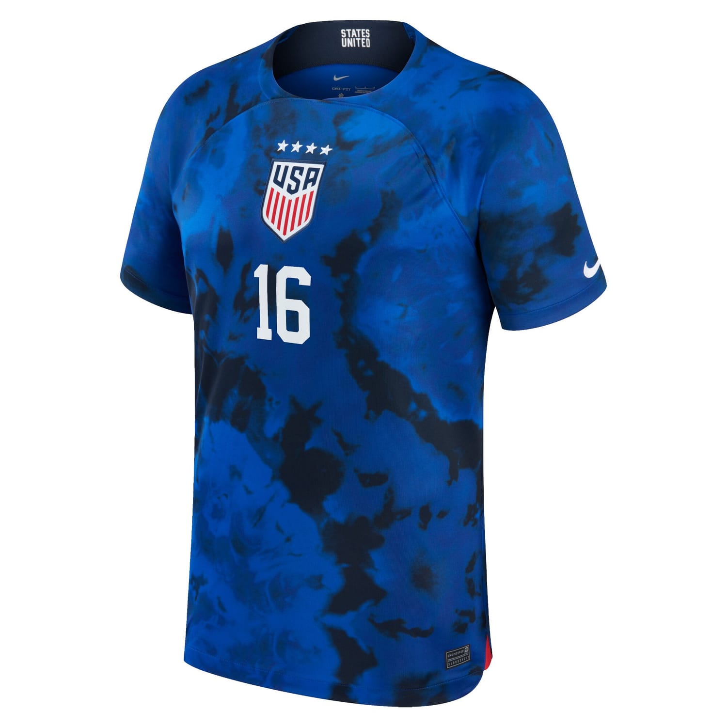 USWNT Away Jersey Shirt Blue 2022-23 player Rose Lavelle printing for Men