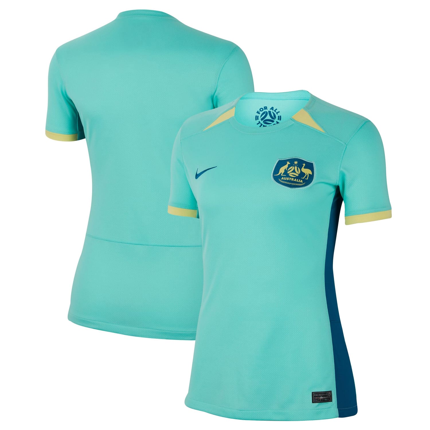Australia National Team Away Jersey Shirt Turquoise 2023 for Women