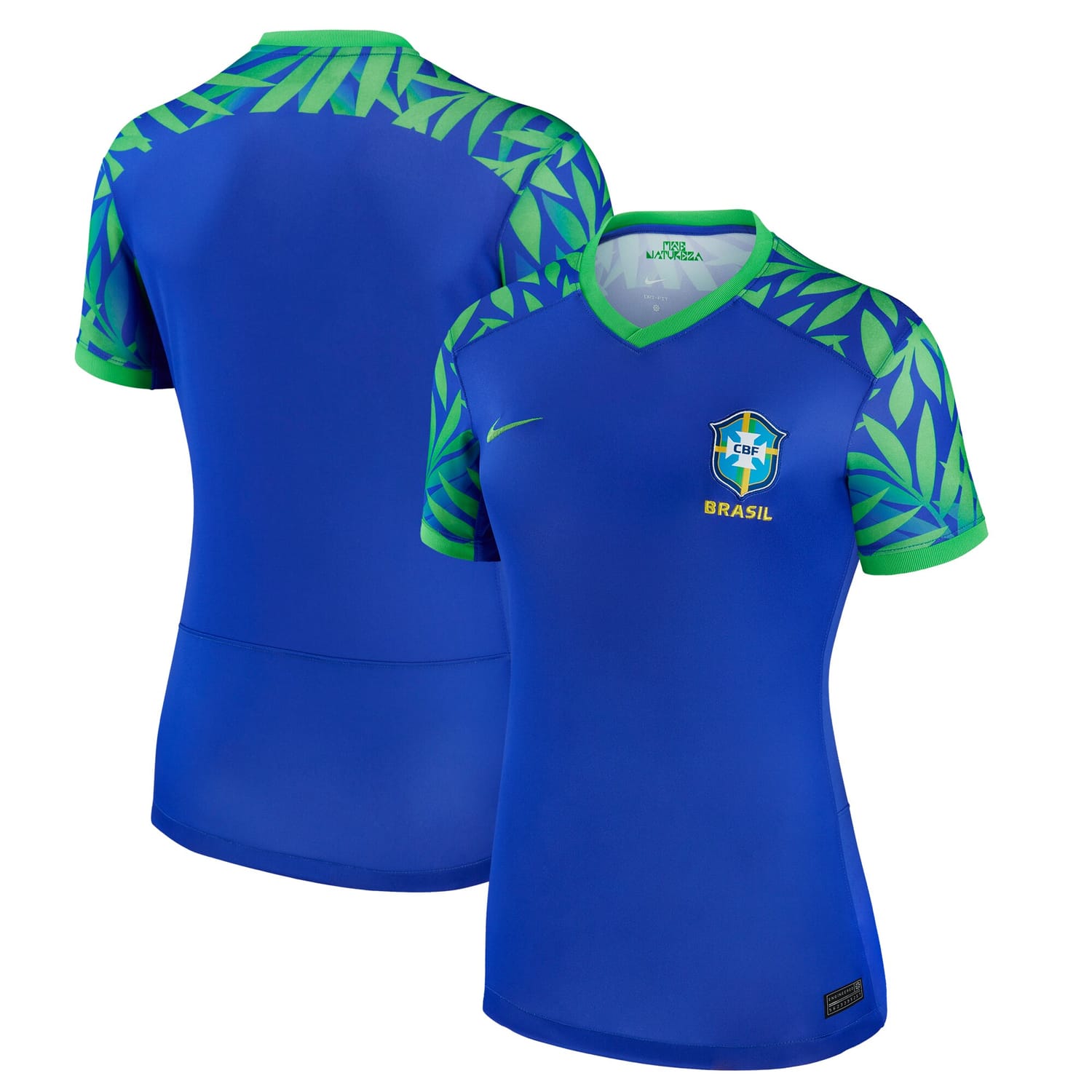 Brazil National Team Away Jersey Shirt Blue 2023 for Women