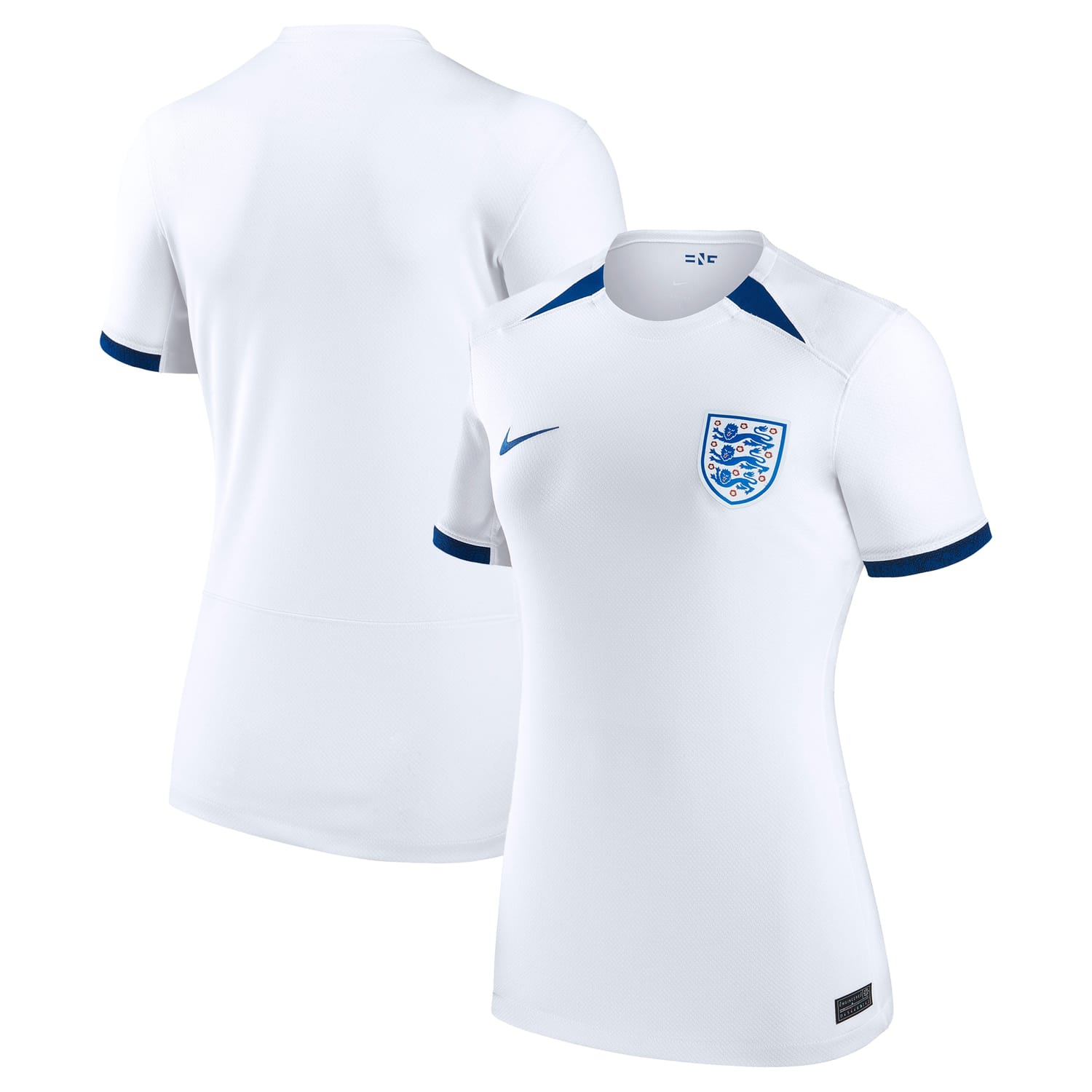England National Team Home Jersey Shirt White 2023 for Women