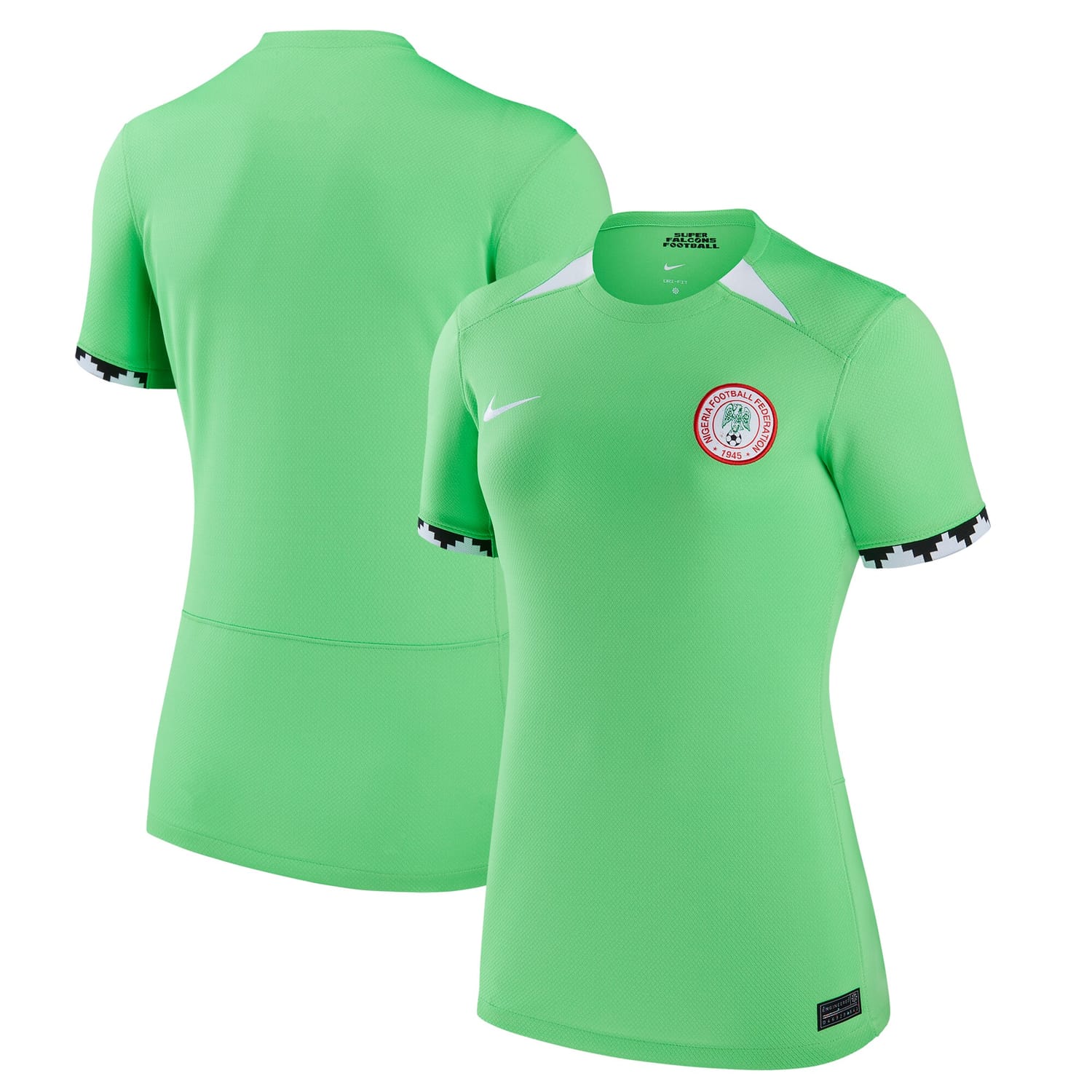 Nigeria National Team Home Jersey Shirt Green 2023 for Women
