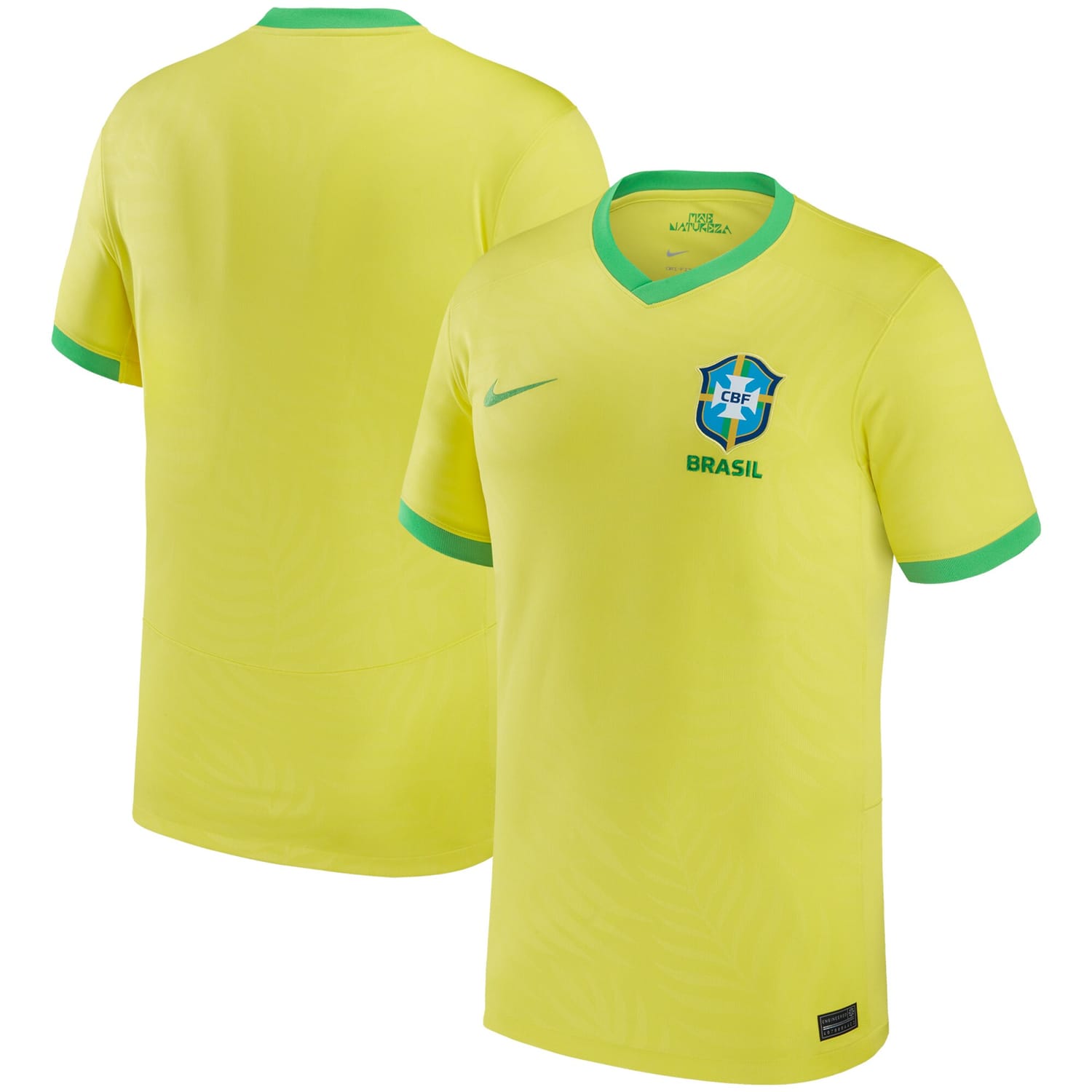 Brazil National Team Home Jersey Shirt Yellow 2023-24 for Men