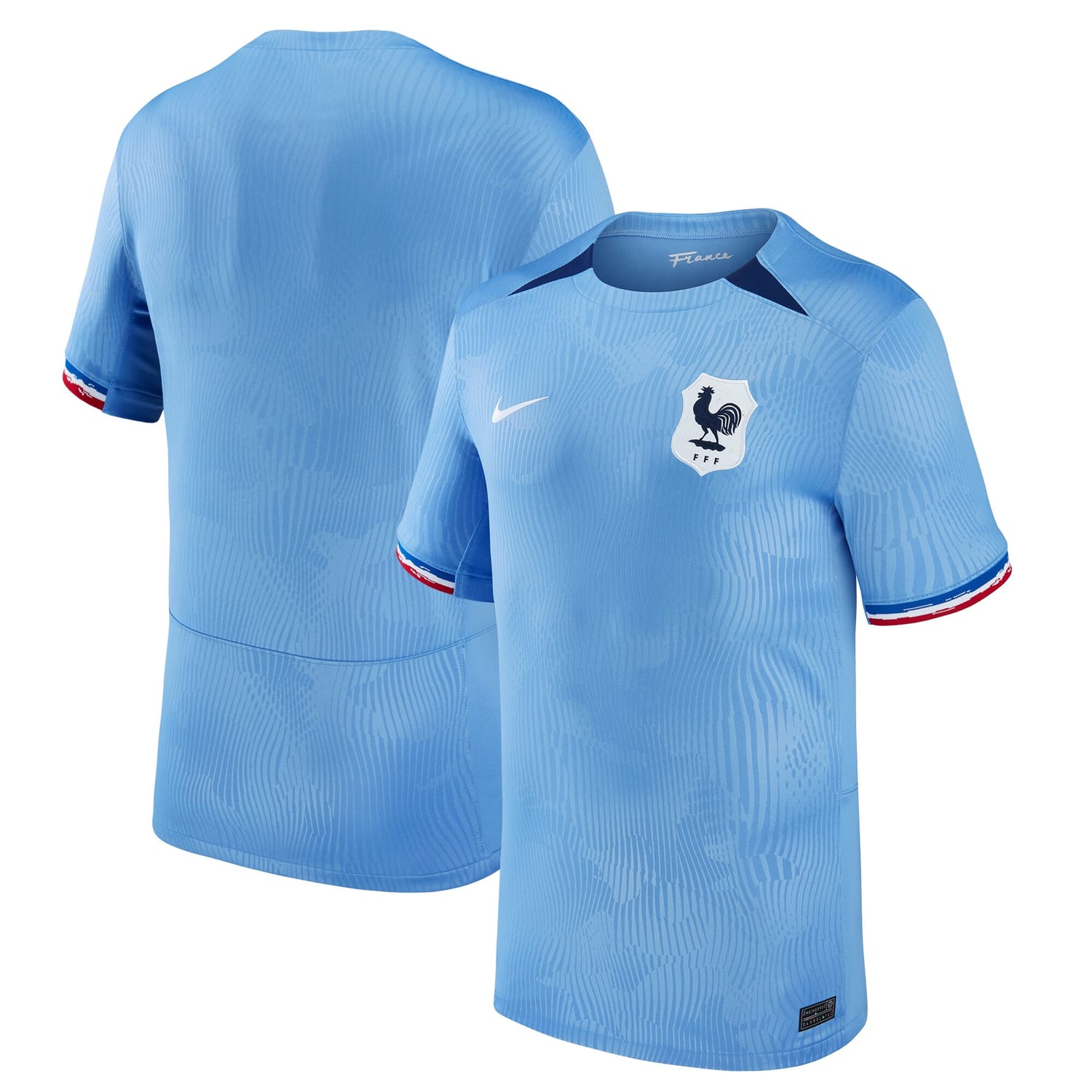 France National Team Home Jersey Shirt Blue 2023 for Men