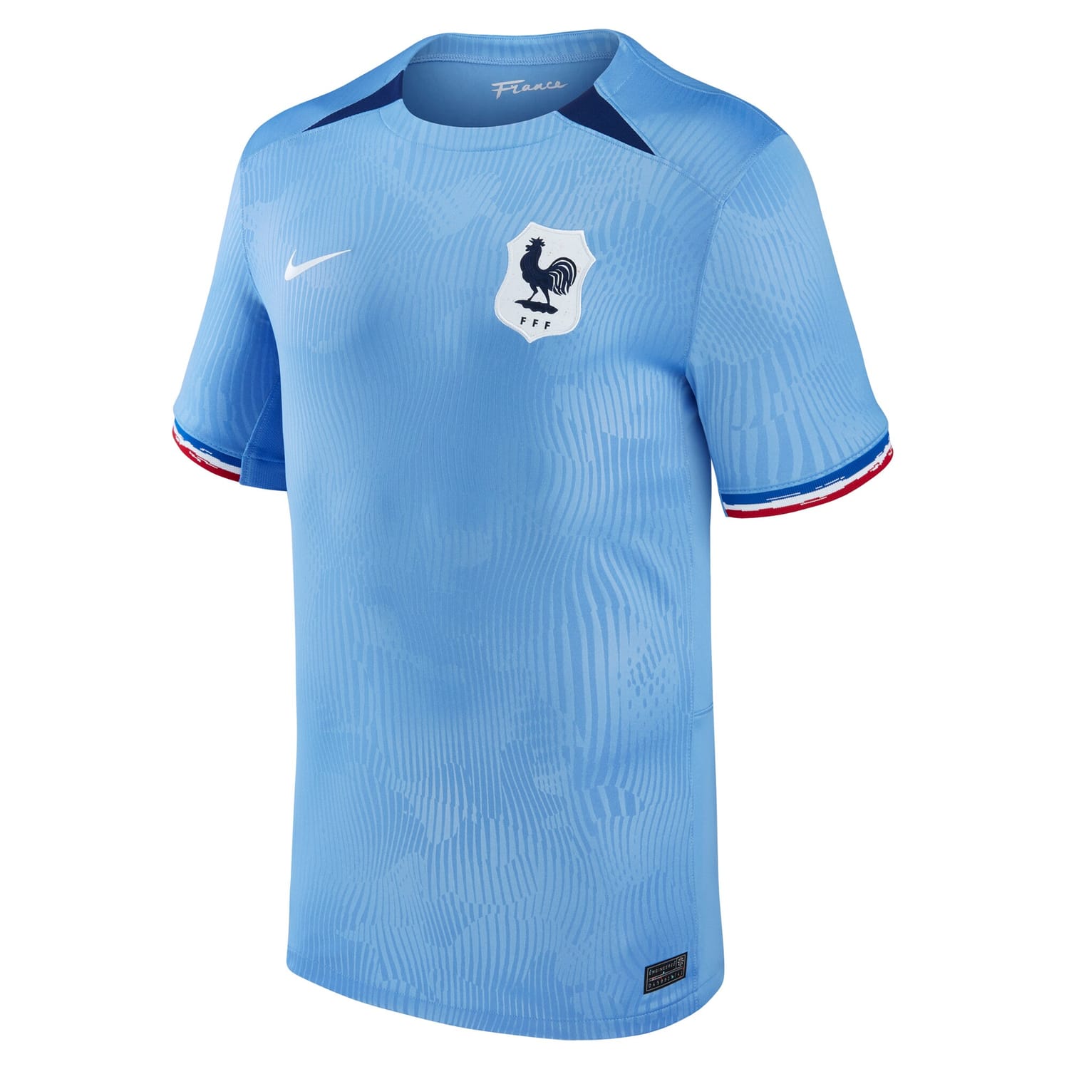 France National Team Home Jersey Shirt Blue 2023 for Men