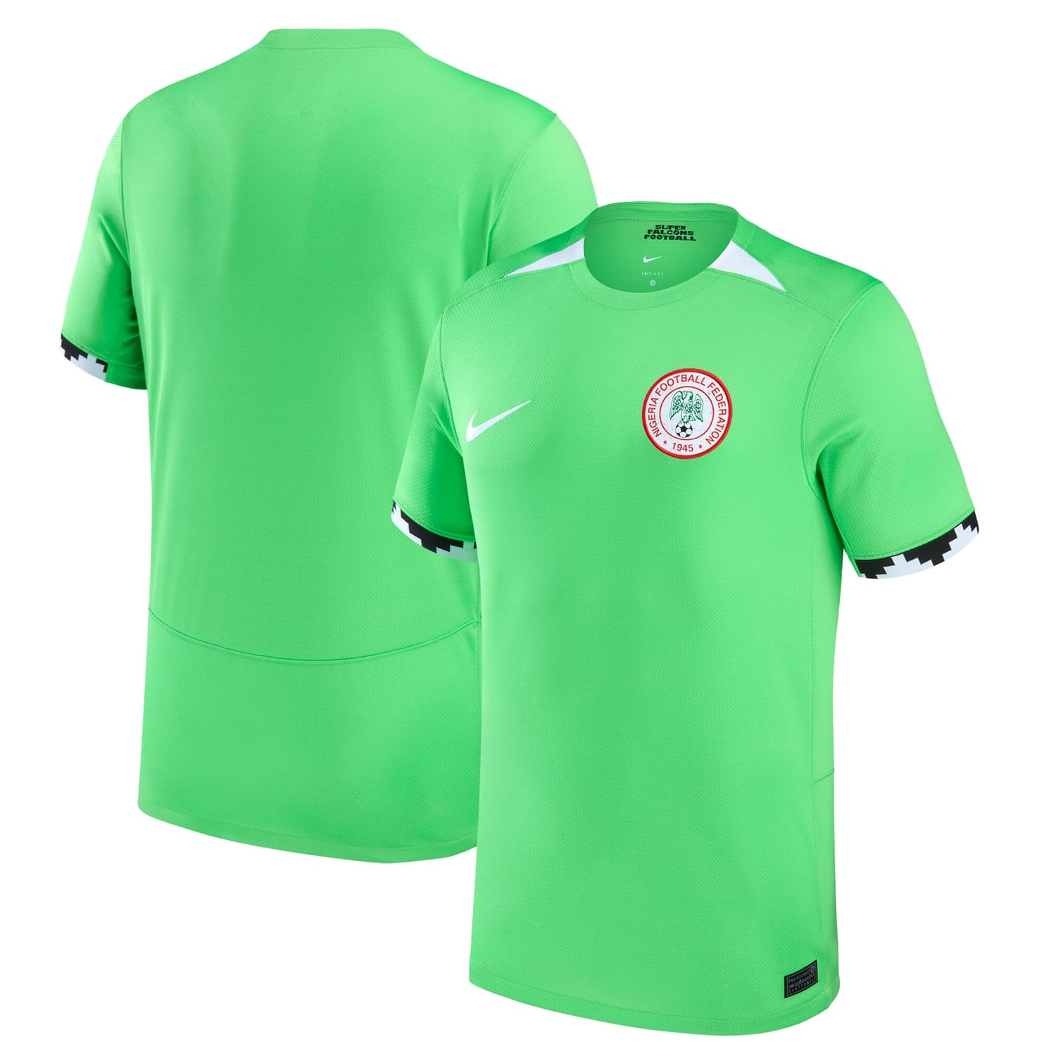 Nigeria National Team Home Jersey Shirt Green 2023 for Men