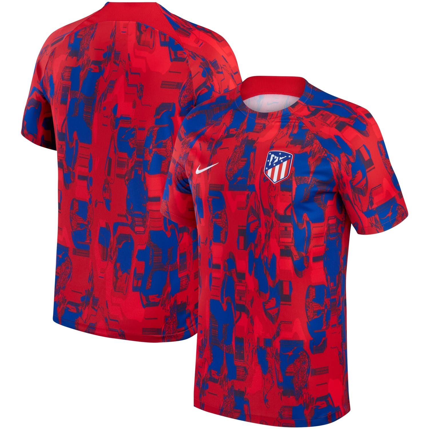 La Liga Atletico de Madrid Pre-Match Pro Jersey Shirt Red 2023-24 for Men
