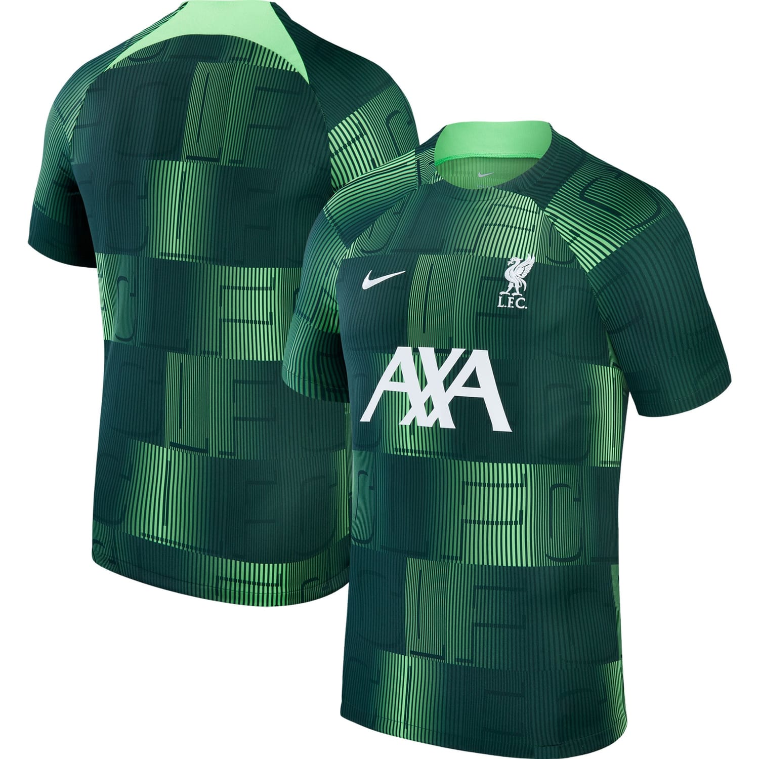 Premier League Liverpool Pre-Match Pro Jersey Shirt Green 2023-24 for Men