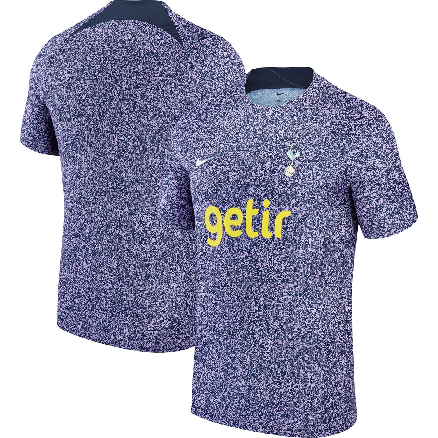 Premier League Tottenham Hotspur Pre-Match Pro Jersey Shirt Purple 2023-24 for Men