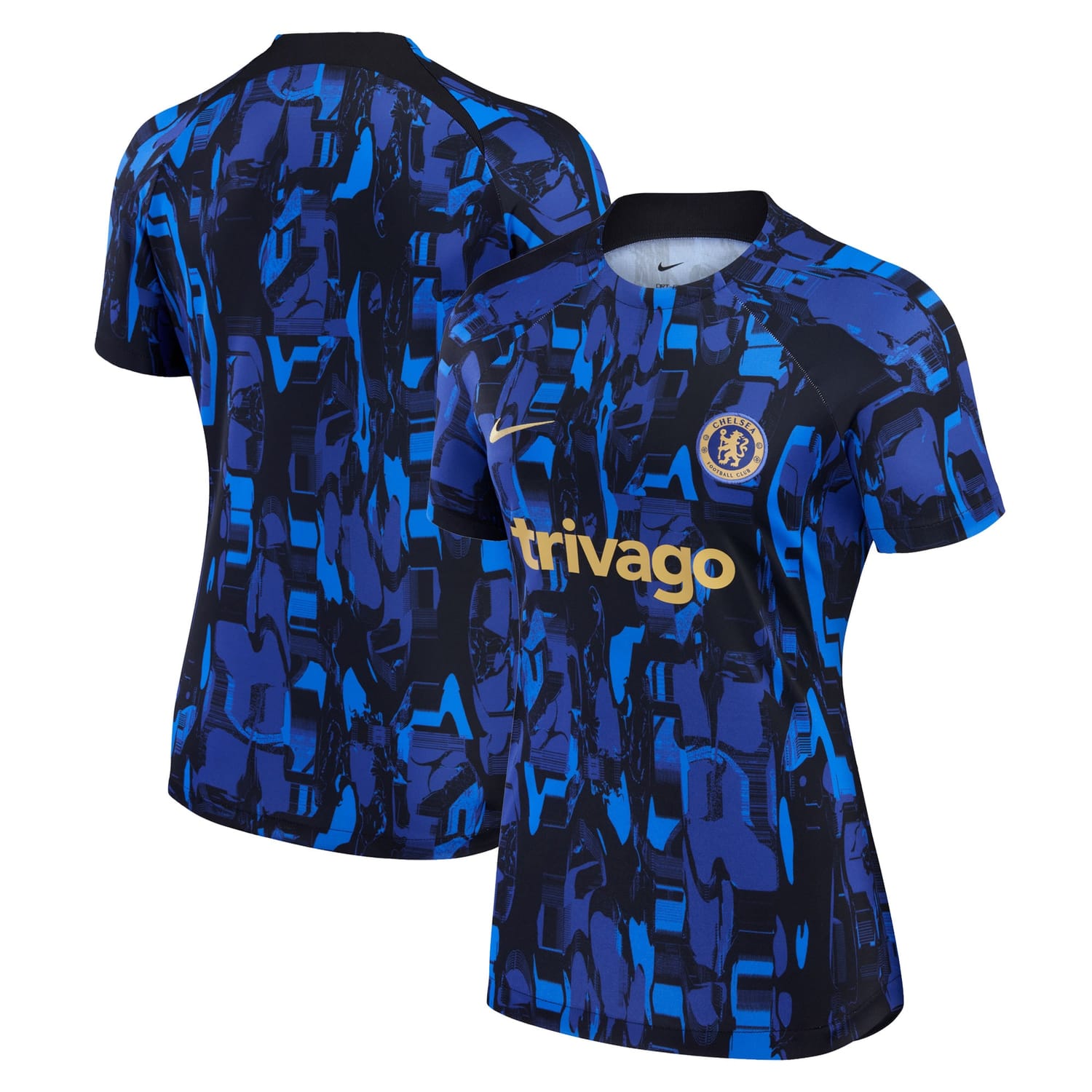 Premier League Chelsea Home Pre-Match Pro Jersey Shirt Blue 2023-24 for Women