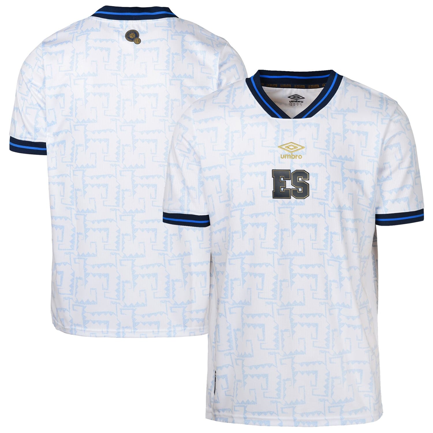 El Salvador National Team Away Jersey Shirt White 2023 for Men