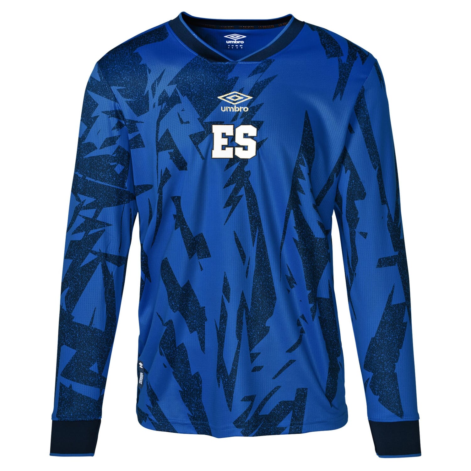 El Salvador National Team Jersey Shirt Long Sleeve Blue 2023 for Men