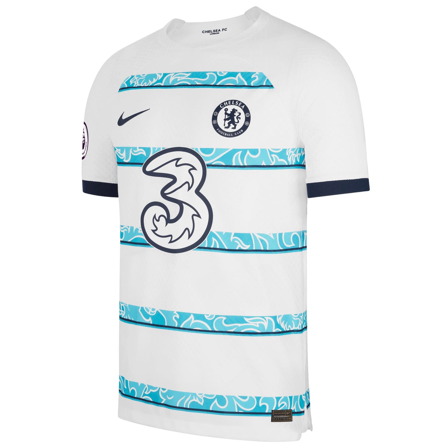 Premier League Chelsea Away Authentic Jersey Shirt White 2022-23 player Pierre-Emerick Aubameyang printing for Men