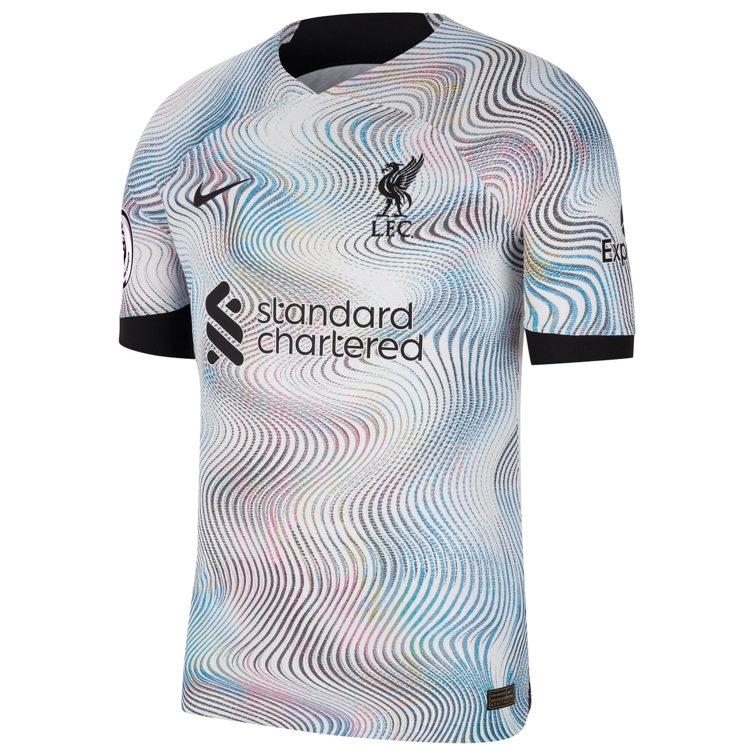 Premier League Liverpool Away Authentic Jersey Shirt White 2022-23 player Luis Diaz printing for Men
