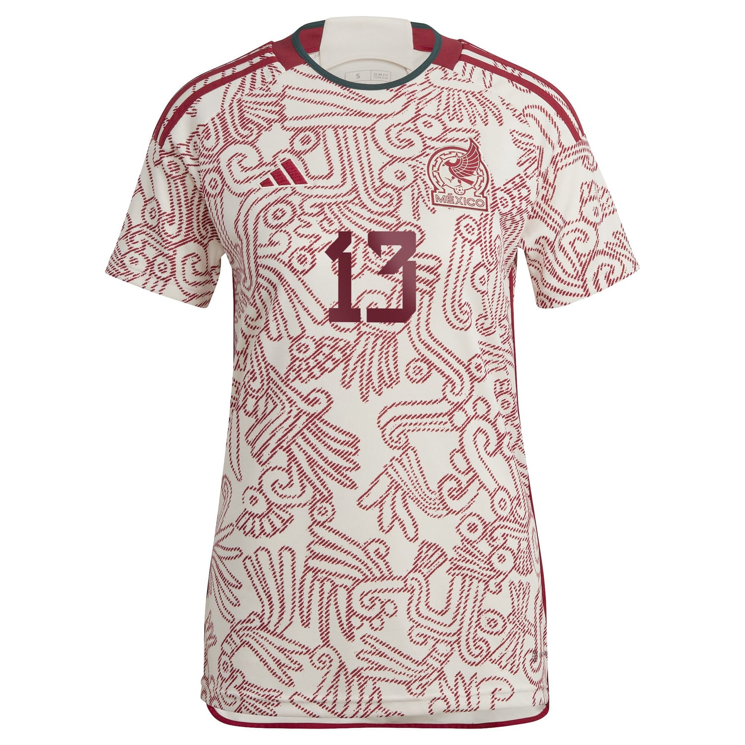 Mexico National Team Away Jersey Shirt White 2022-23 player Guillermo Ochoa printing for Women