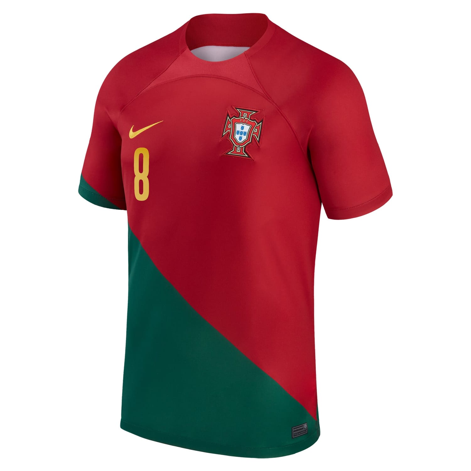 Portugal National Team Home Jersey Shirt Red 2022-23 player Bruno Fernandes printing for Men
