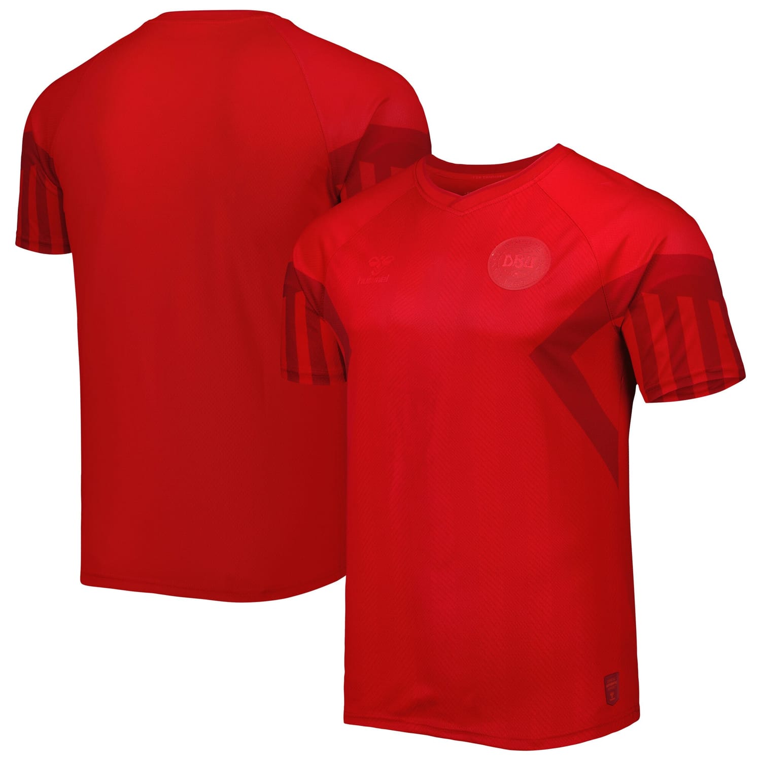 Denmark National Team Home Jersey Shirt Red 2022-23 for Men