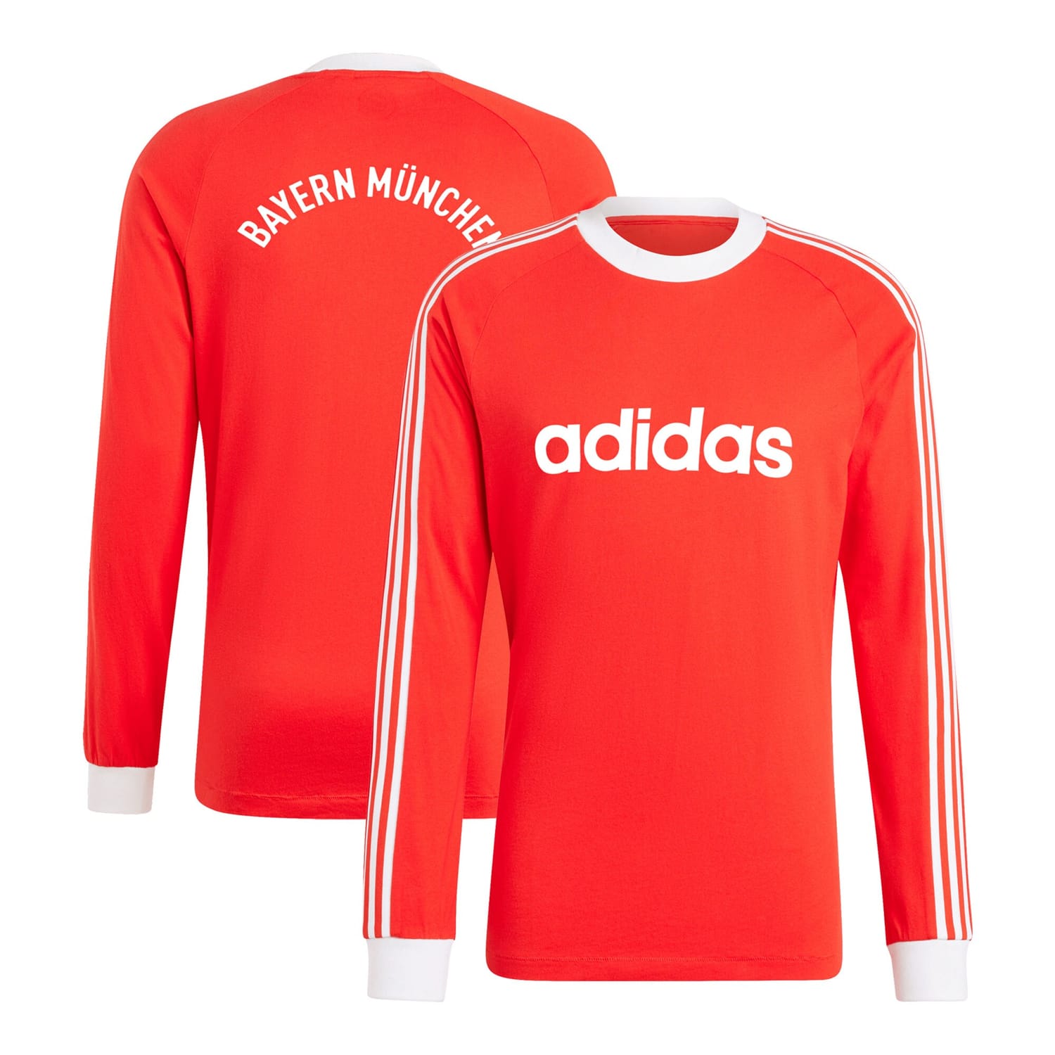 Bundesliga Bayern Munich Shirt Long Sleeve Red for Men