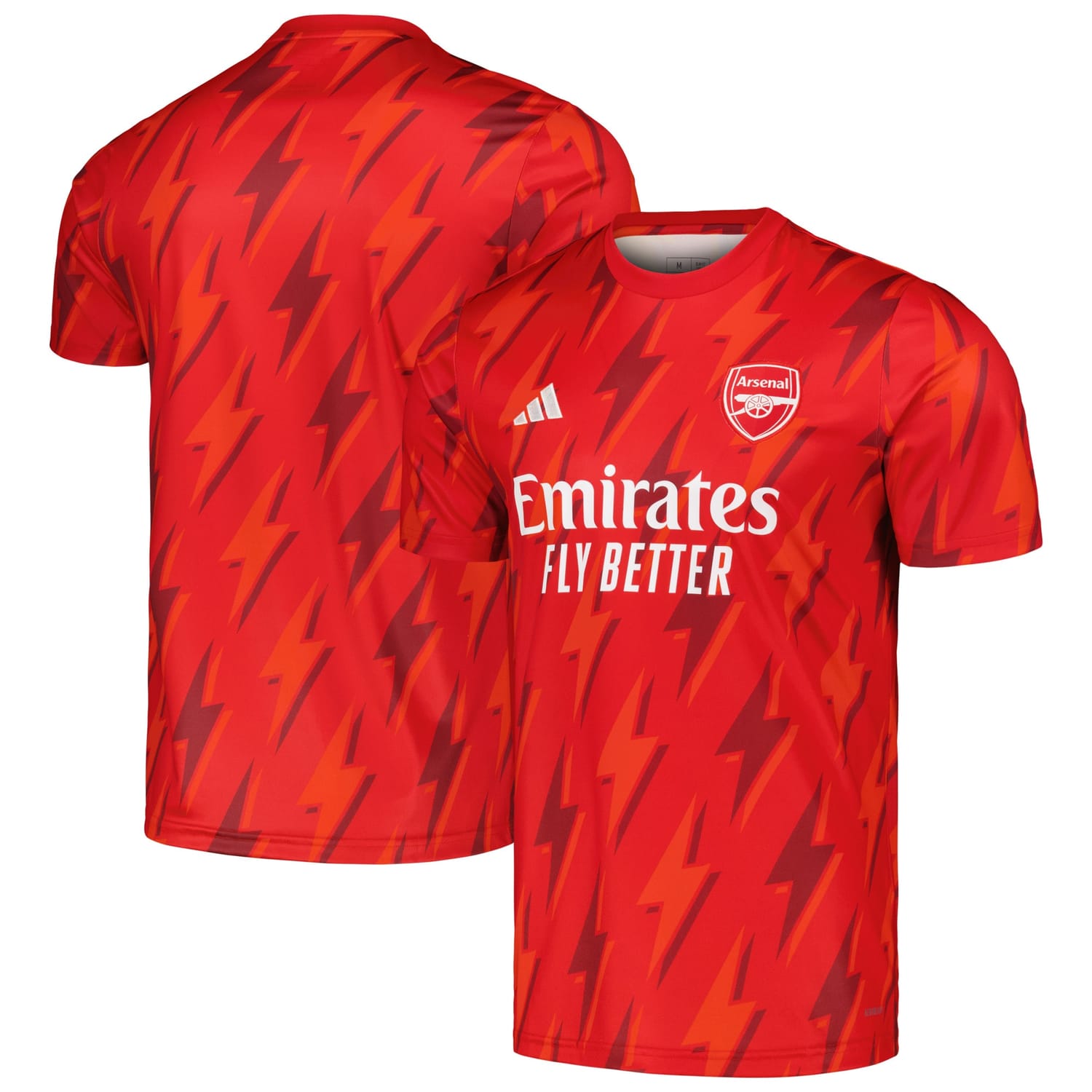 Premier League Arsenal Pre-Match Jersey Shirt Red 2023-24 for Men
