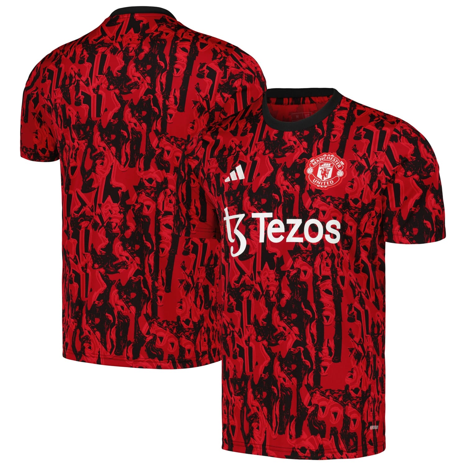 Premier League Manchester United Pre-Match Jersey Shirt Red 2023-24 for Men