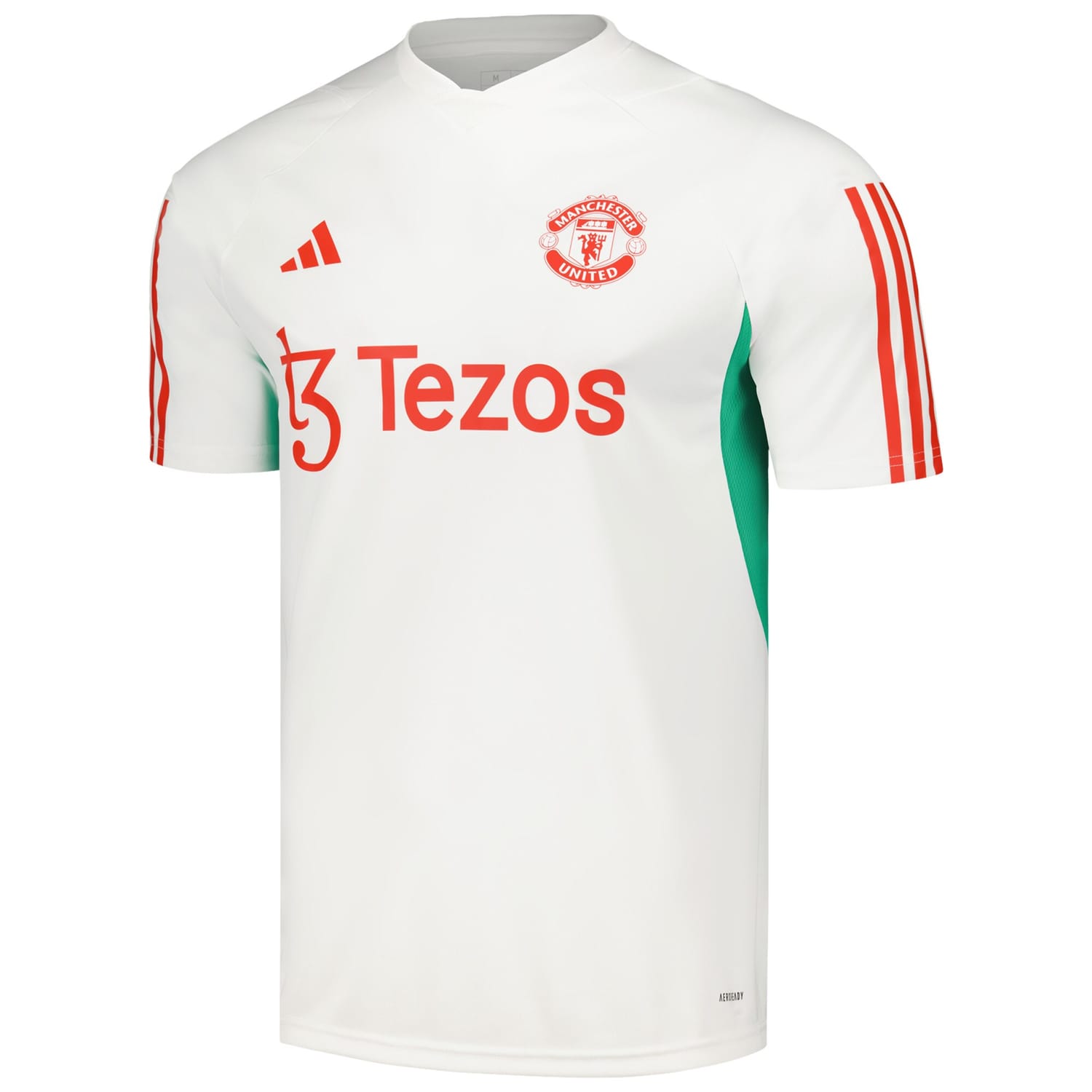 Premier League Manchester United Training Jersey Shirt White 2023-24 for Men
