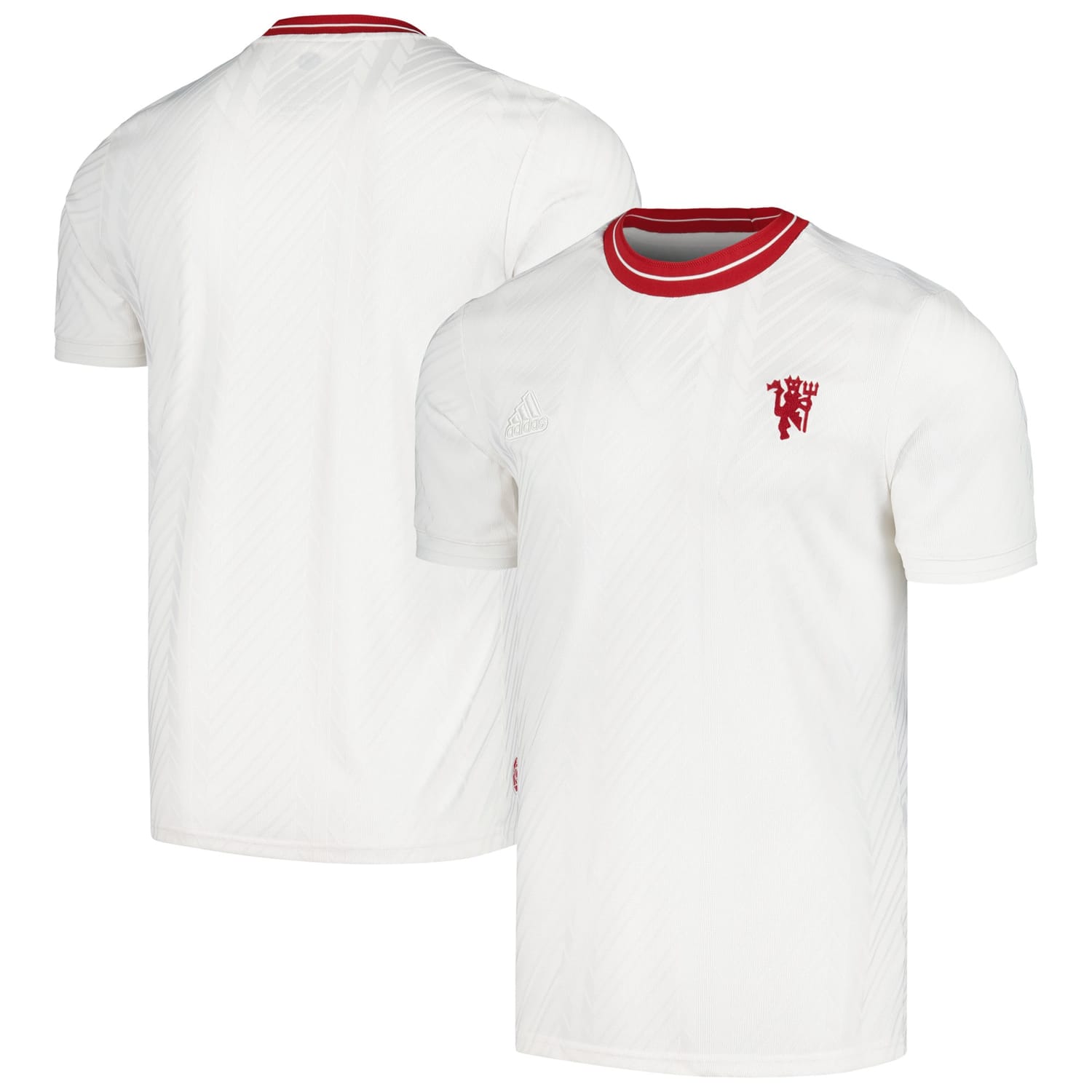 Premier League Manchester United Third Jersey Shirt White 2023-24 for Men