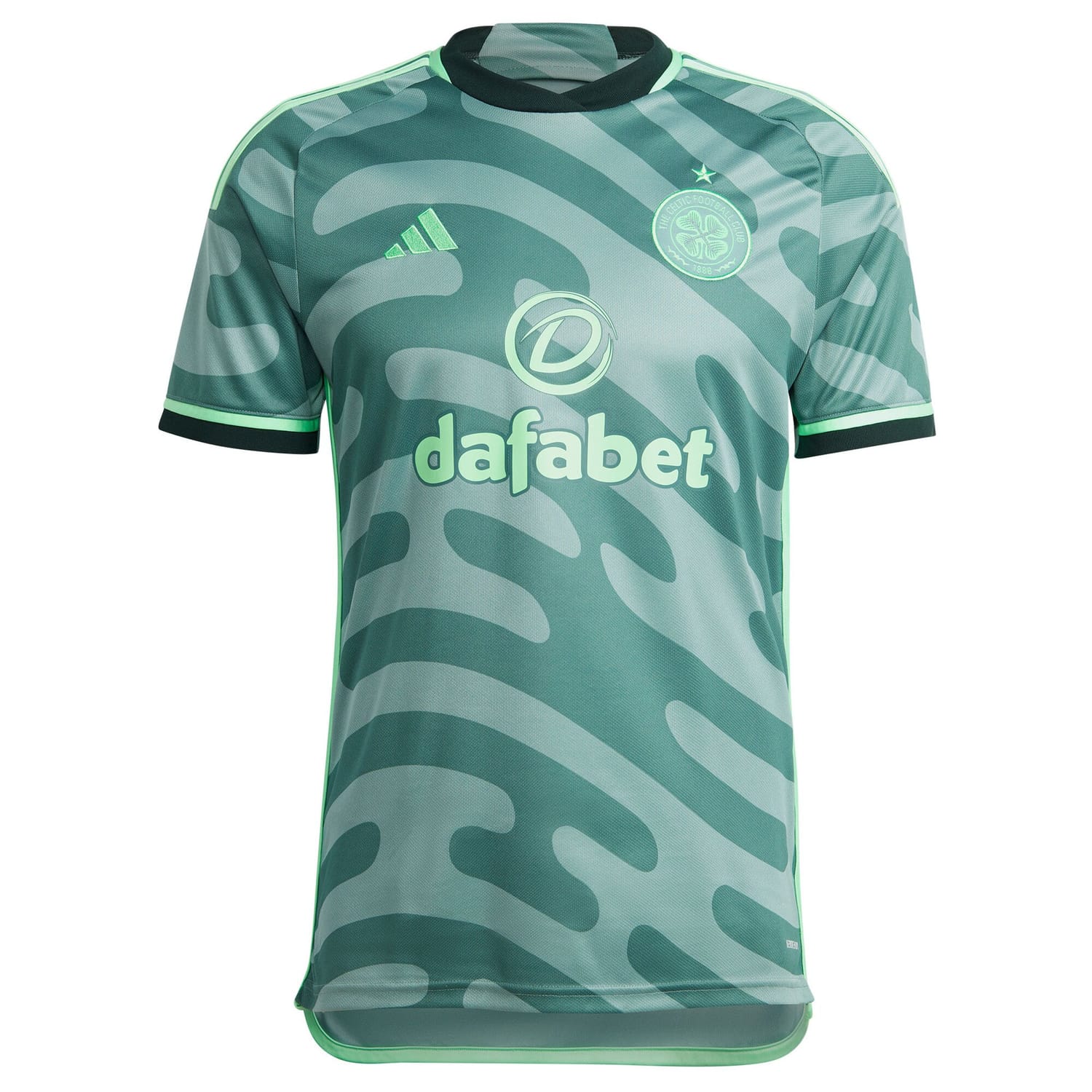 Scottish Premiership Celtic Third Jersey Shirt Green 2023-24 for Men