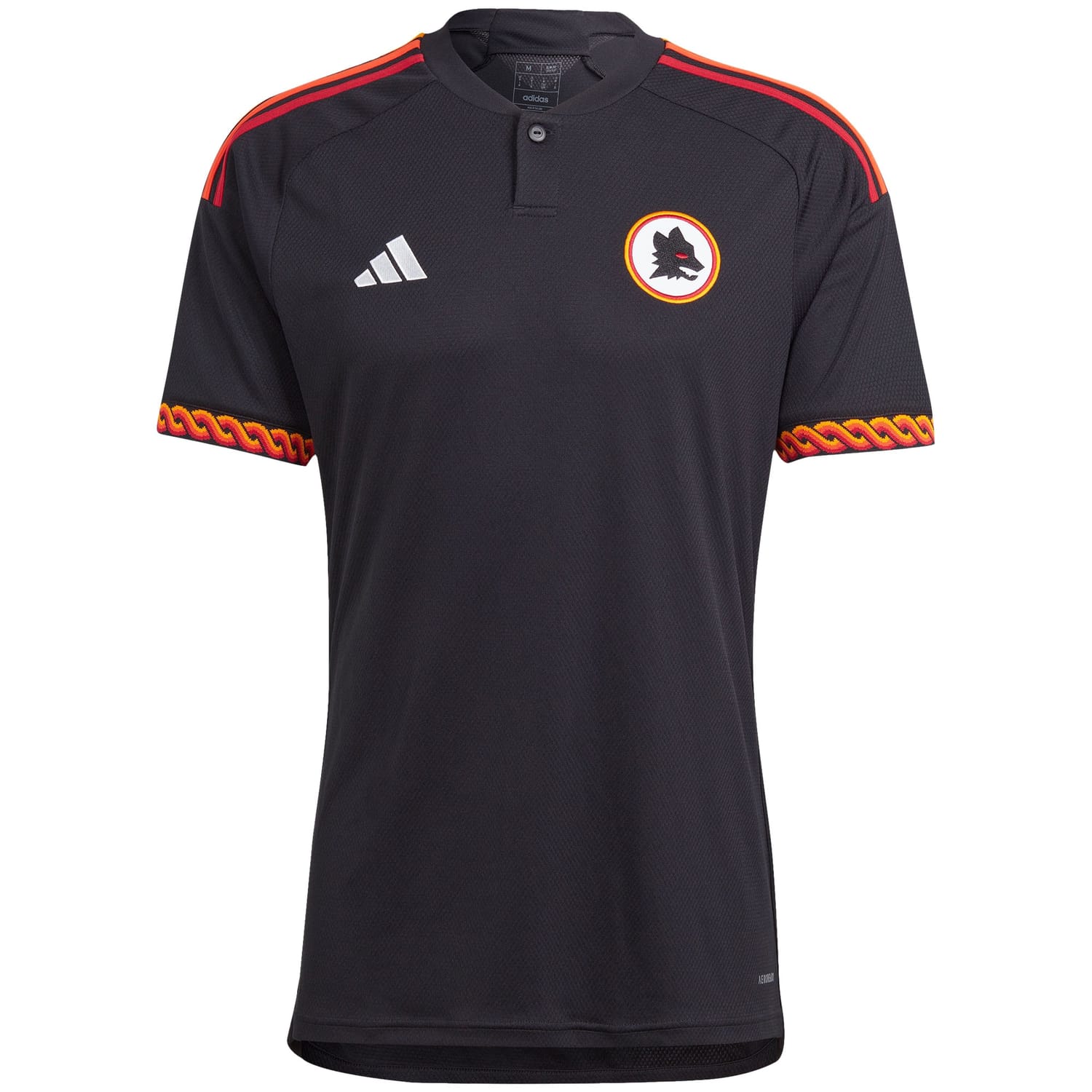 Serie A AS Roma Third Jersey Shirt Black 2023-24 for Men