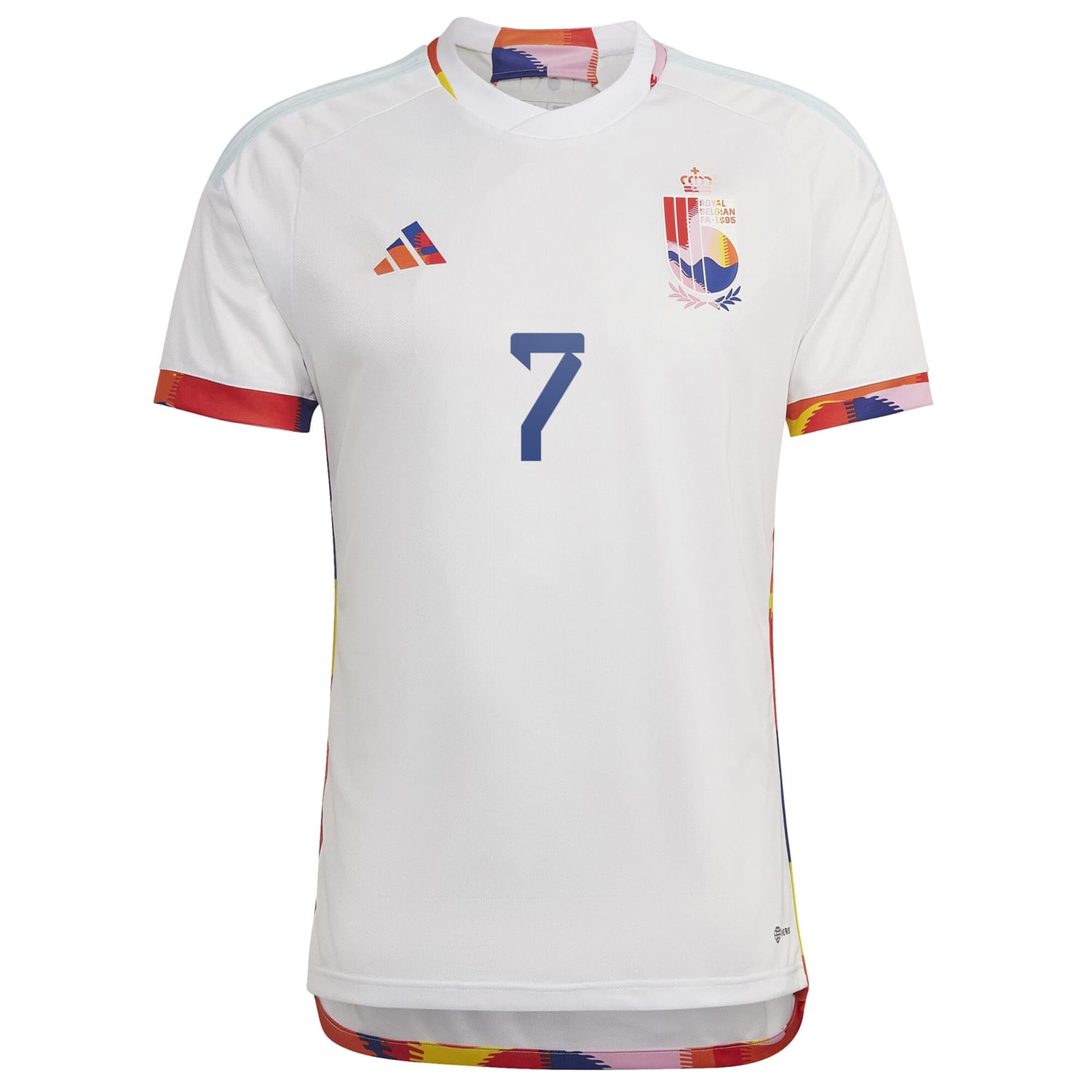 Belgium National Team Away Jersey Shirt White 2022-23 player Kevin De Bruyne printing for Men