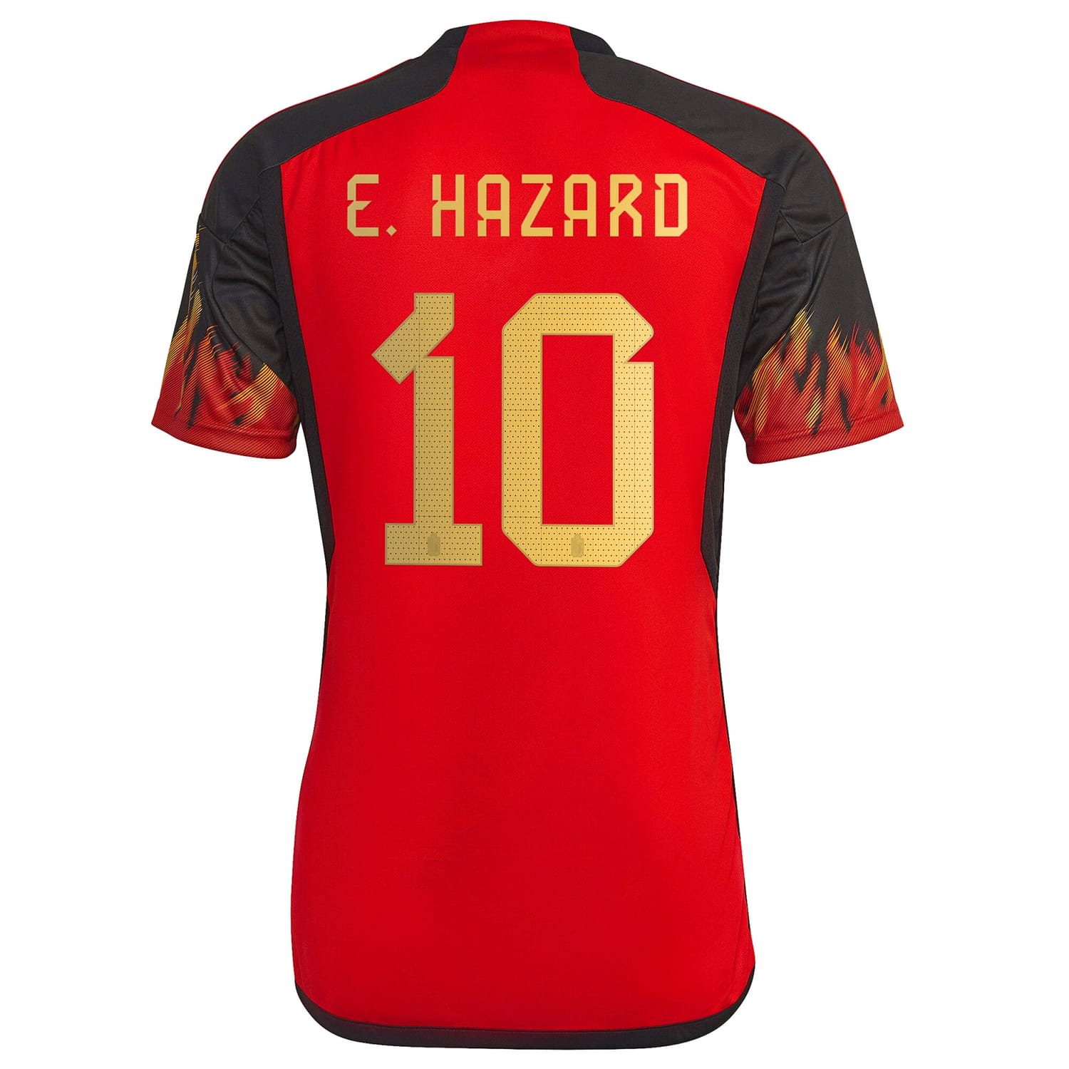 Belgium National Team Home Jersey Shirt Red 2022-23 player Eden Hazard printing for Men