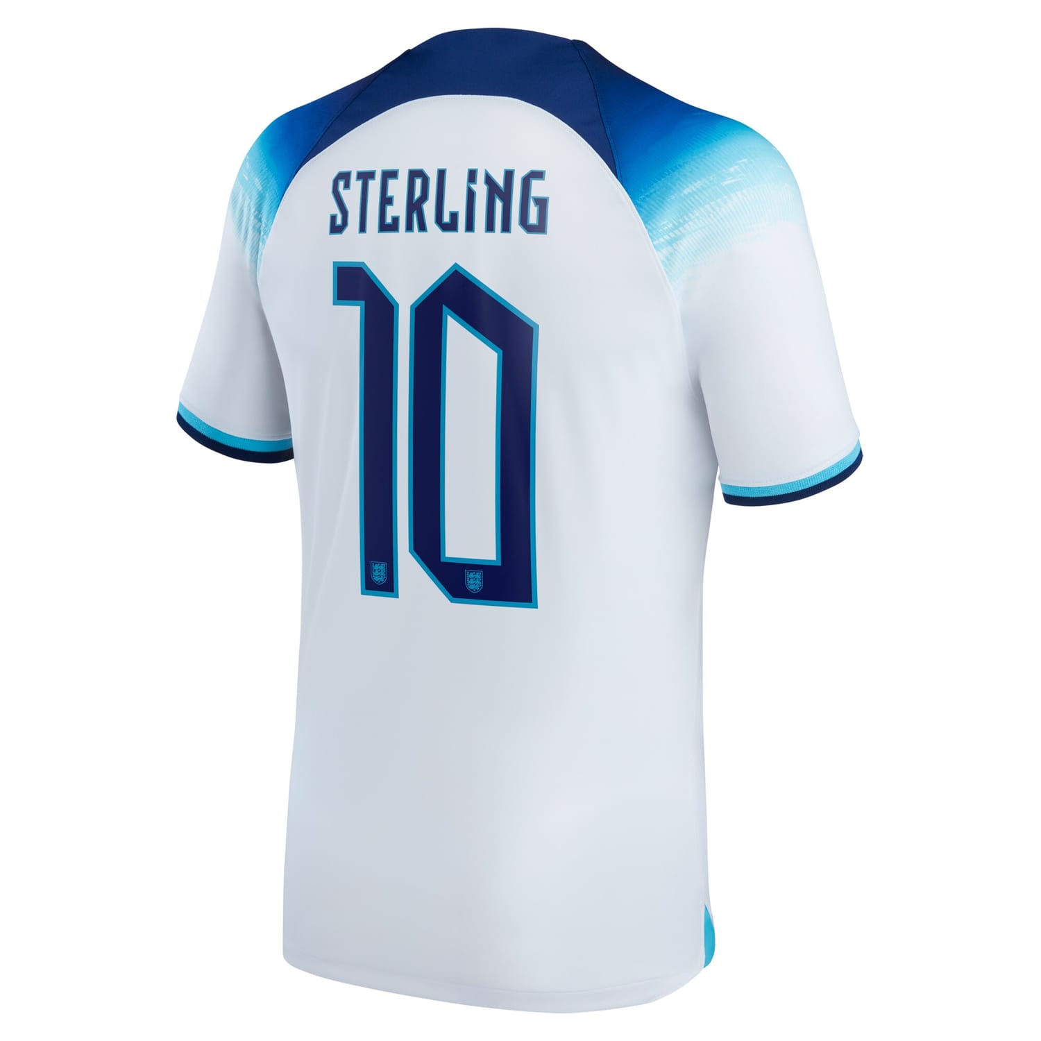 England National Team Home Jersey Shirt White 2022-23 player Raheem Sterling printing for Men