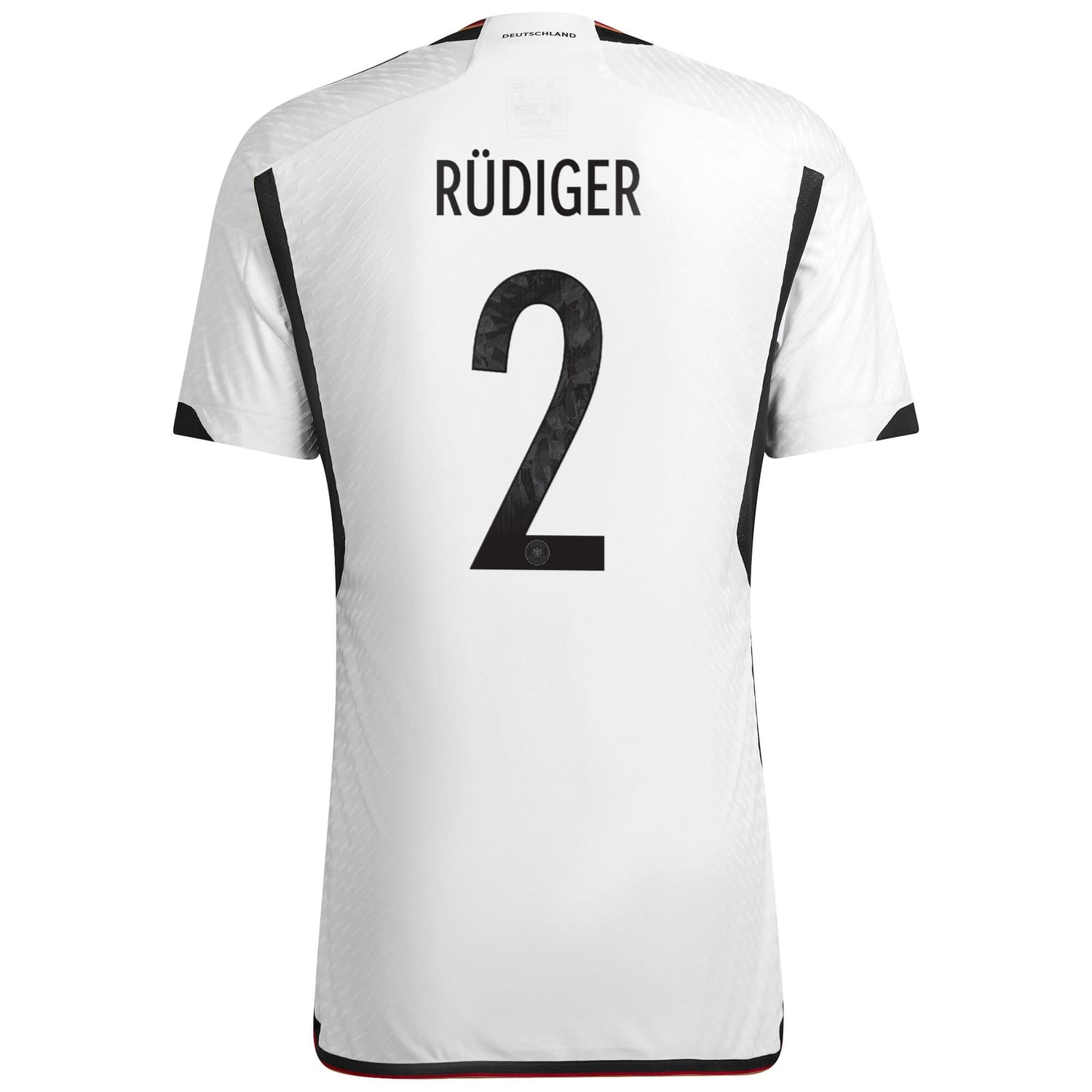 Germany National Team Home Authentic Jersey Shirt White 2022-23 player Antonio Rüdiger printing for Men