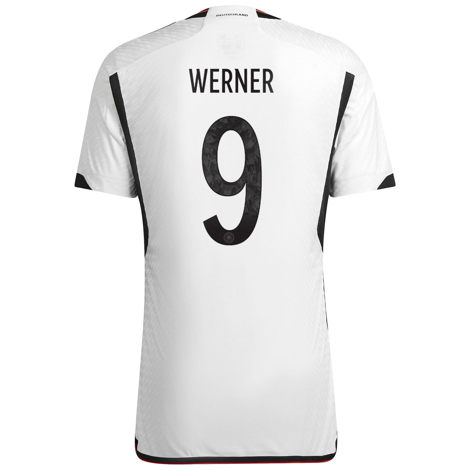 Germany National Team Home Authentic Jersey Shirt White 2022-23 player Timo Werner printing for Men