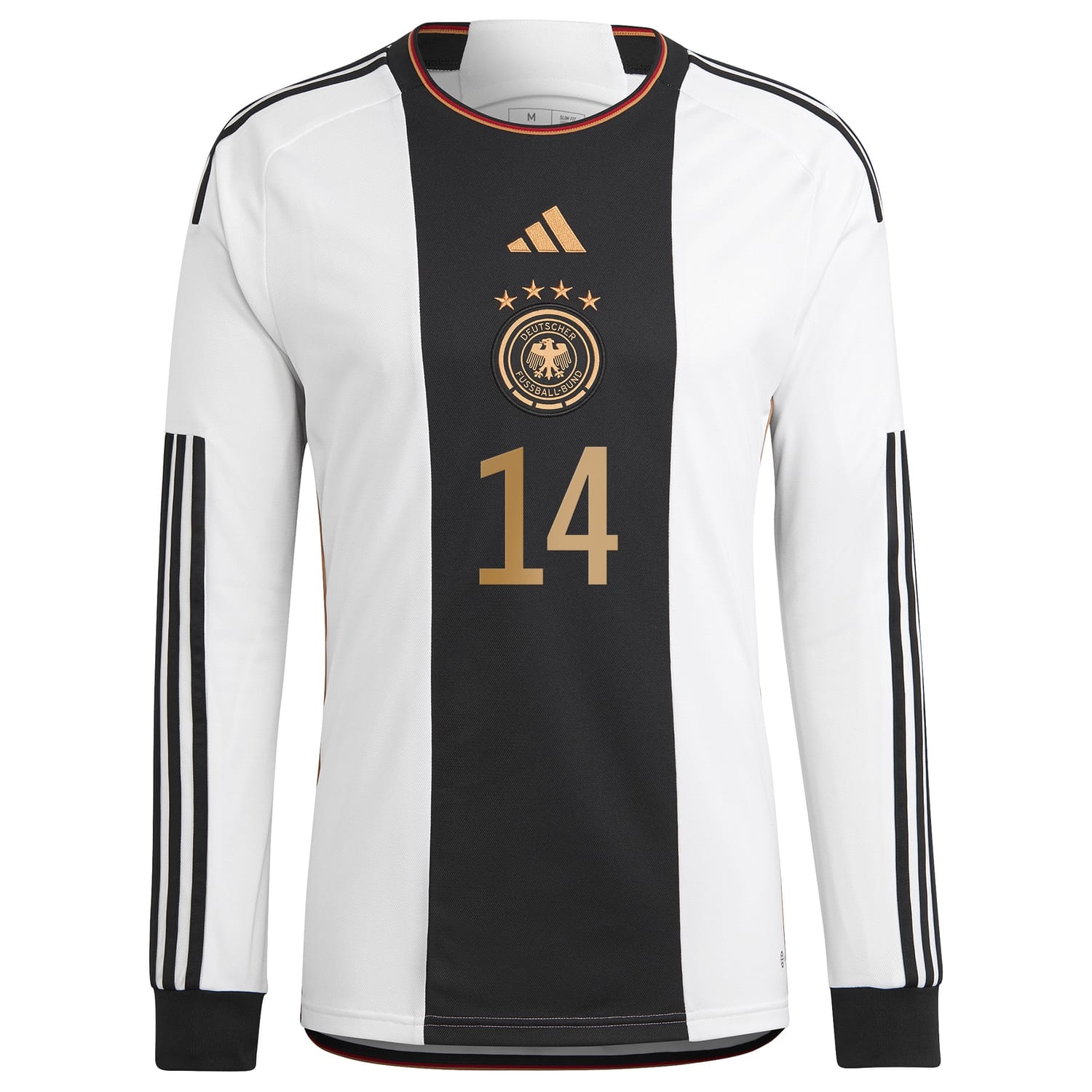 Germany National Team Jersey Shirt Long Sleeve White 2022-23 player Jamal Musiala printing for Men