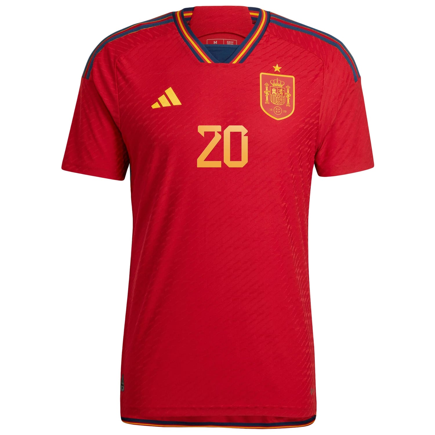 Spain National Team Home Authentic Jersey Shirt Red 2022-23 player Daniel Carvajal printing for Men