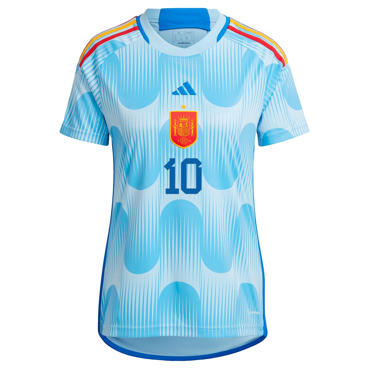 Spain National Team Away Jersey Shirt Blue 2022-23 player Pedri printing for Women