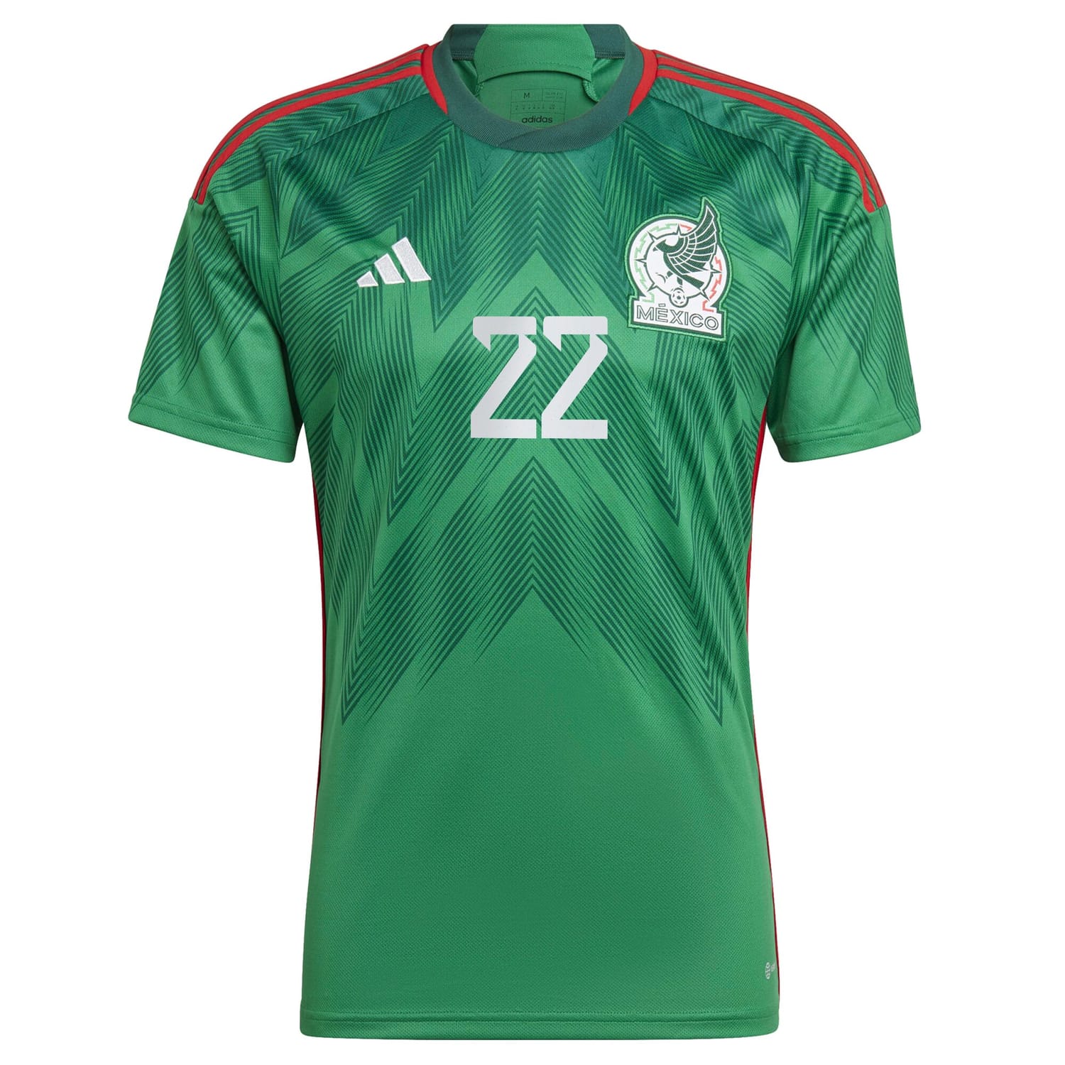Mexico National Team Home Jersey Shirt Green 2022-23 player Hirving Lozano printing for Men